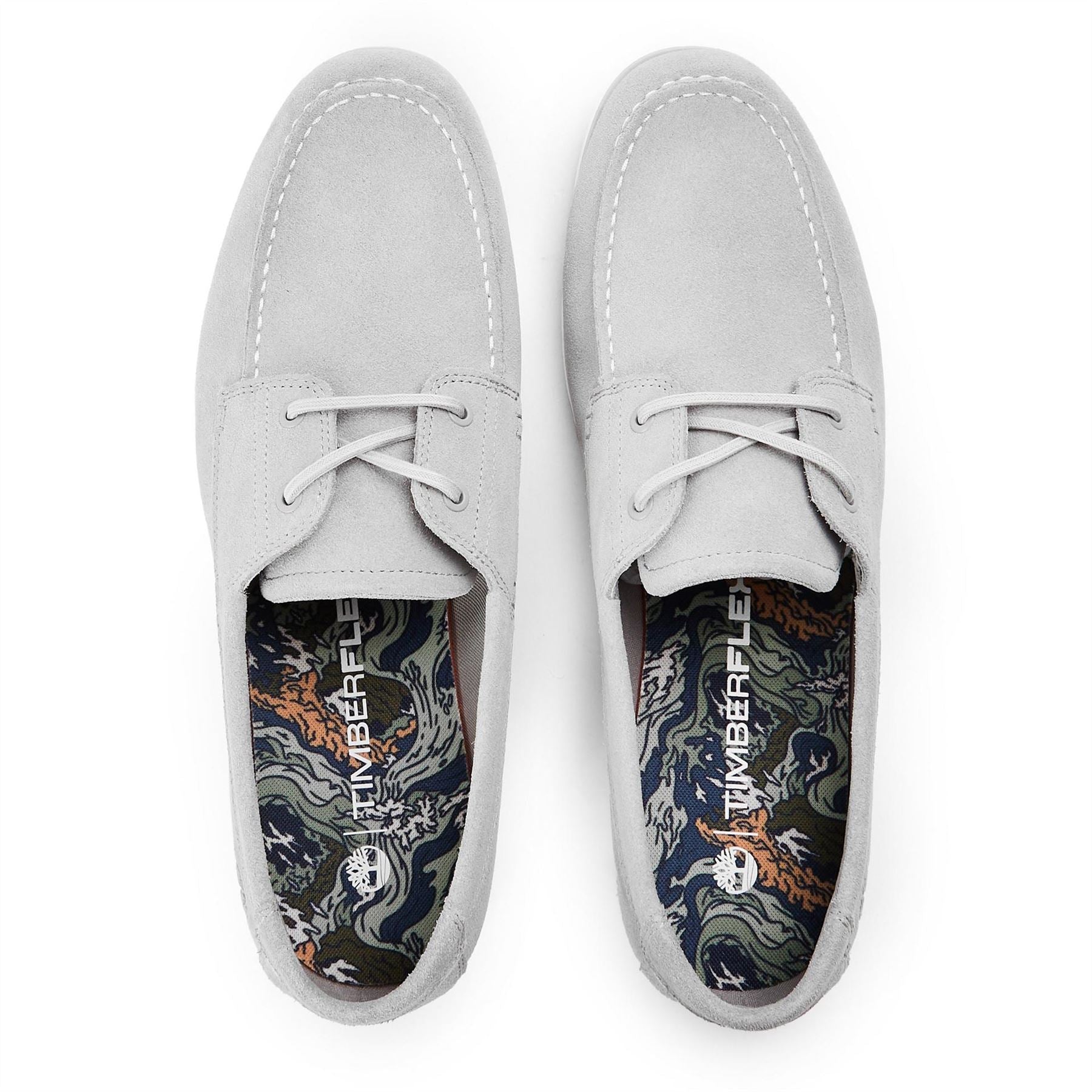 Timberland Grafton Bay Lace Up Dark Blue Boat Shoes