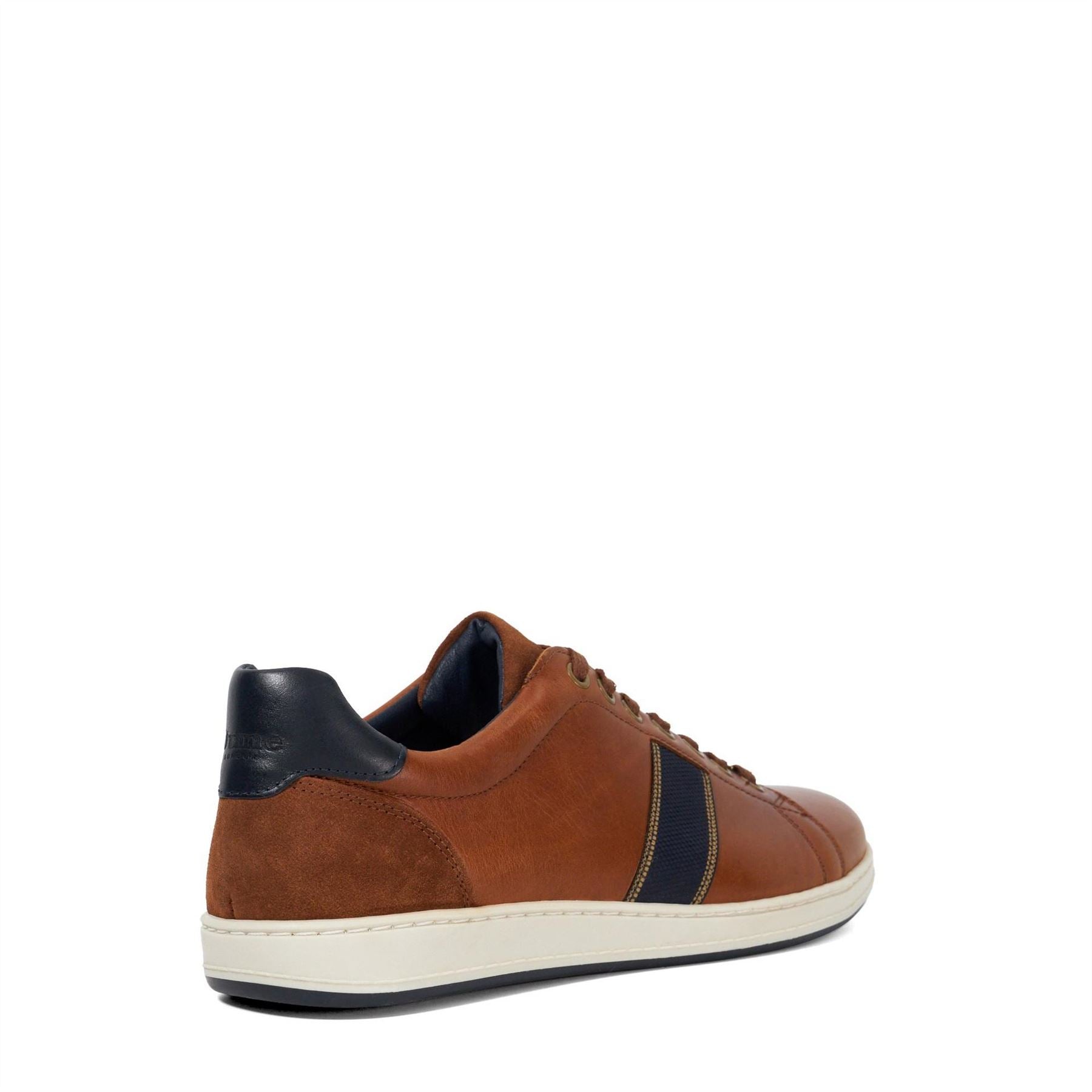 Dune London Lo Trint Stripe Lace Up Canvas Low Top Sneakers
