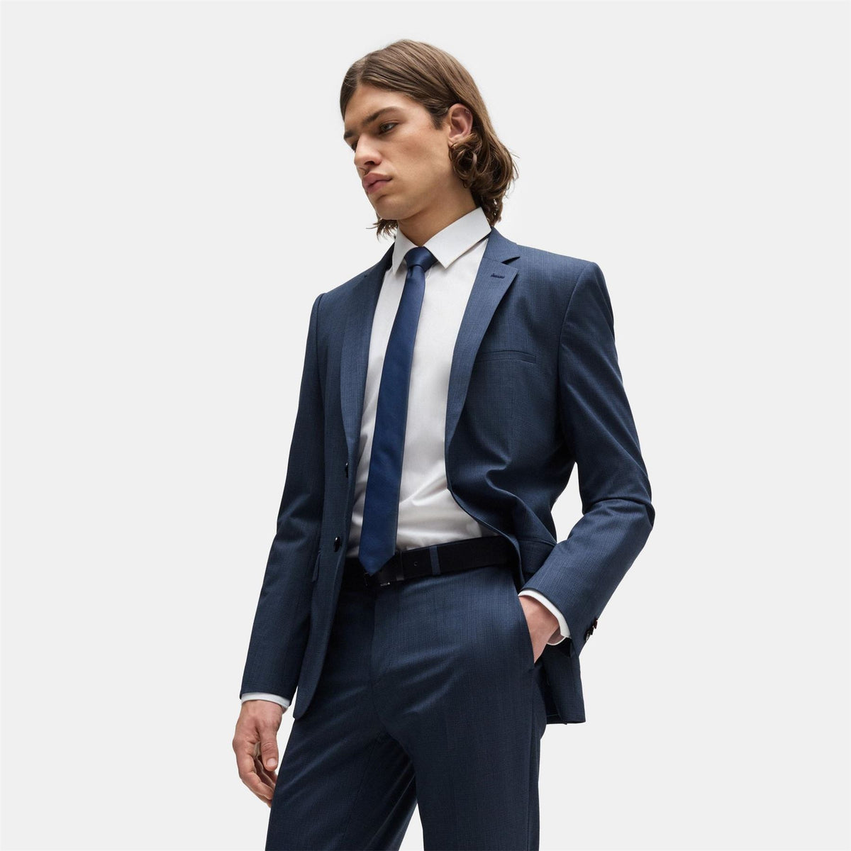 Hugo Hesten232x Straight Leg Trousers
