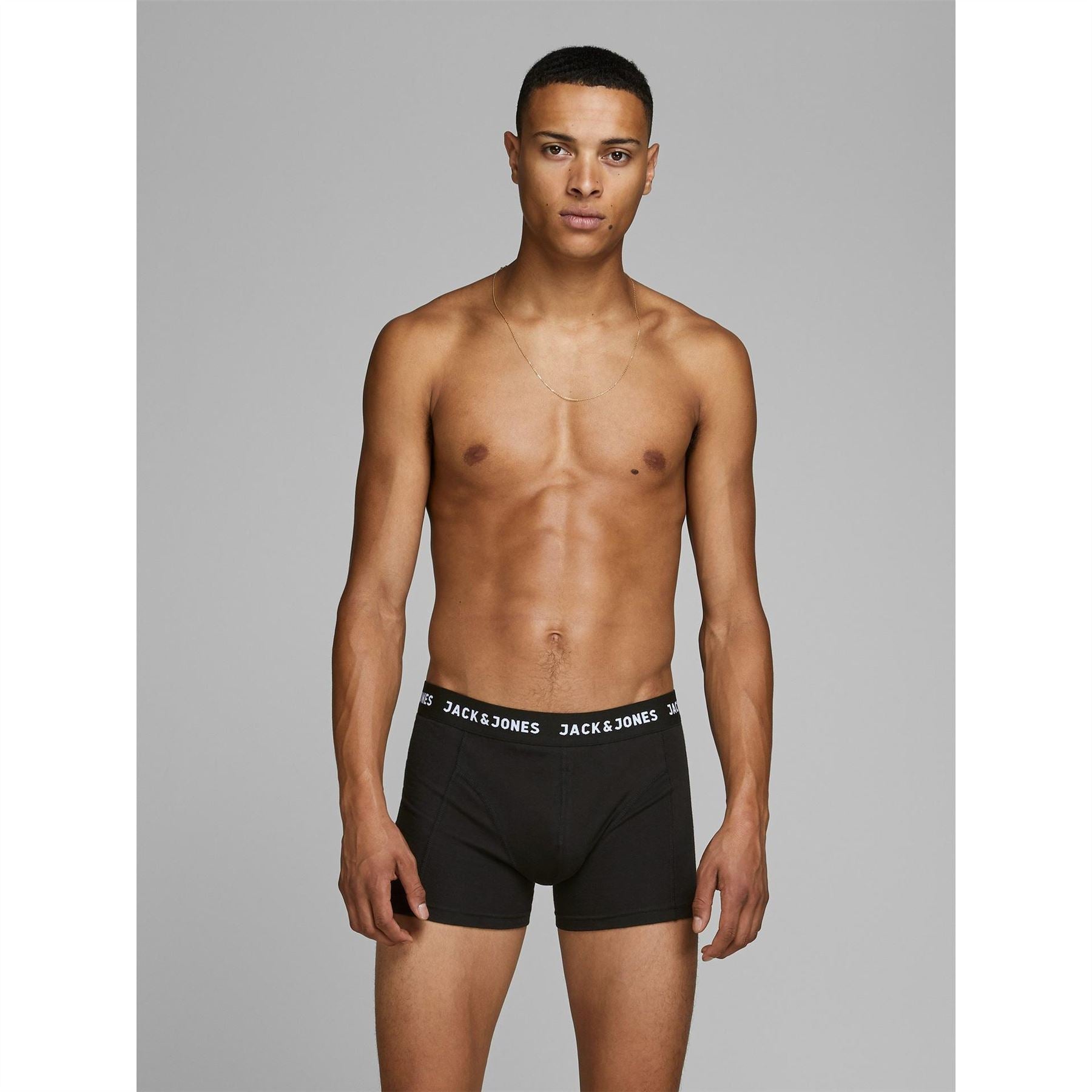 Jack and Jones Mens Anthony 3 Pack Boxer Trunk