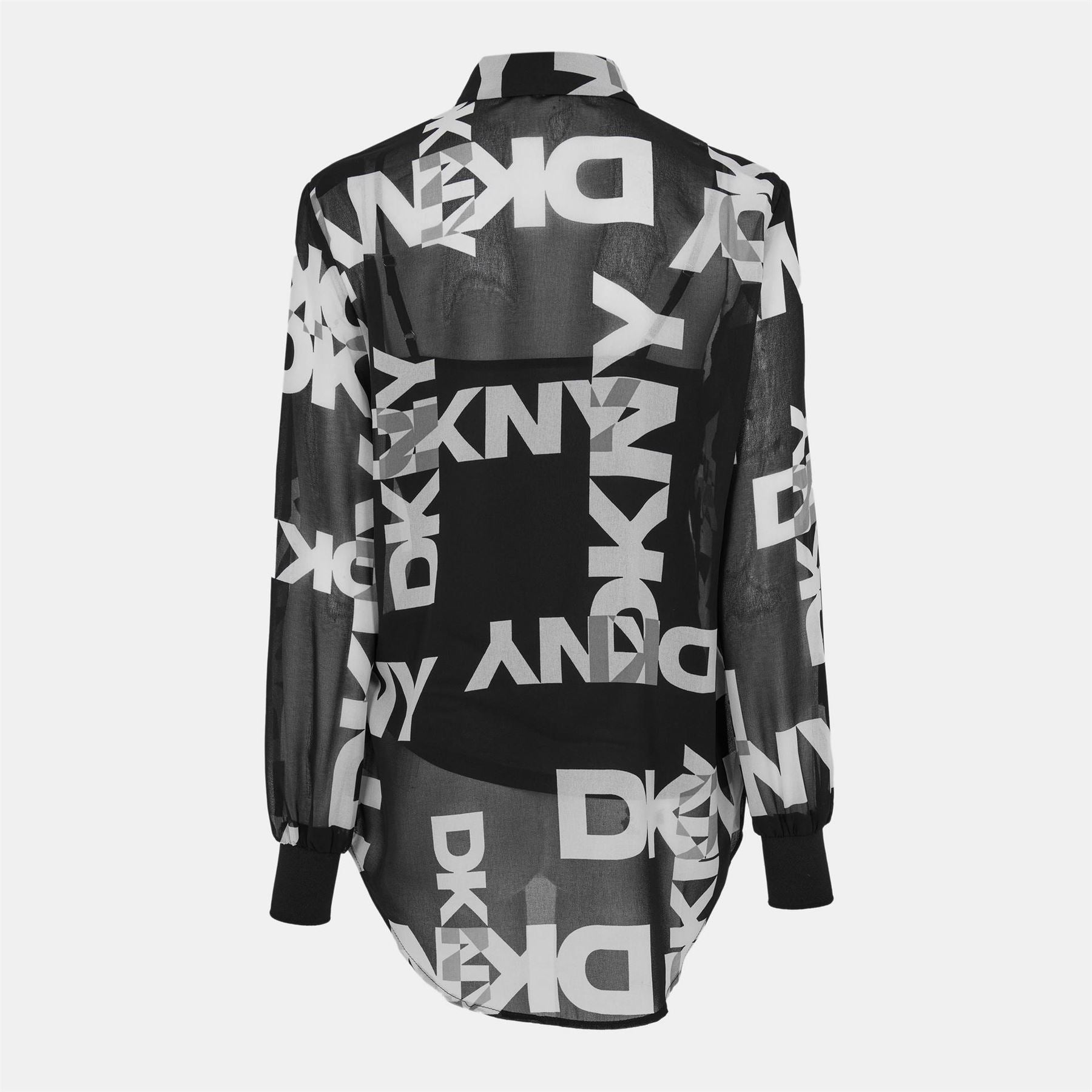DKNY Long Sleeve Patterned Shirt