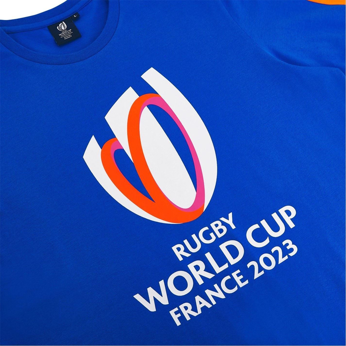 Macron Rwc Fra23 Crew Neck Short Sleeve T-Shirt