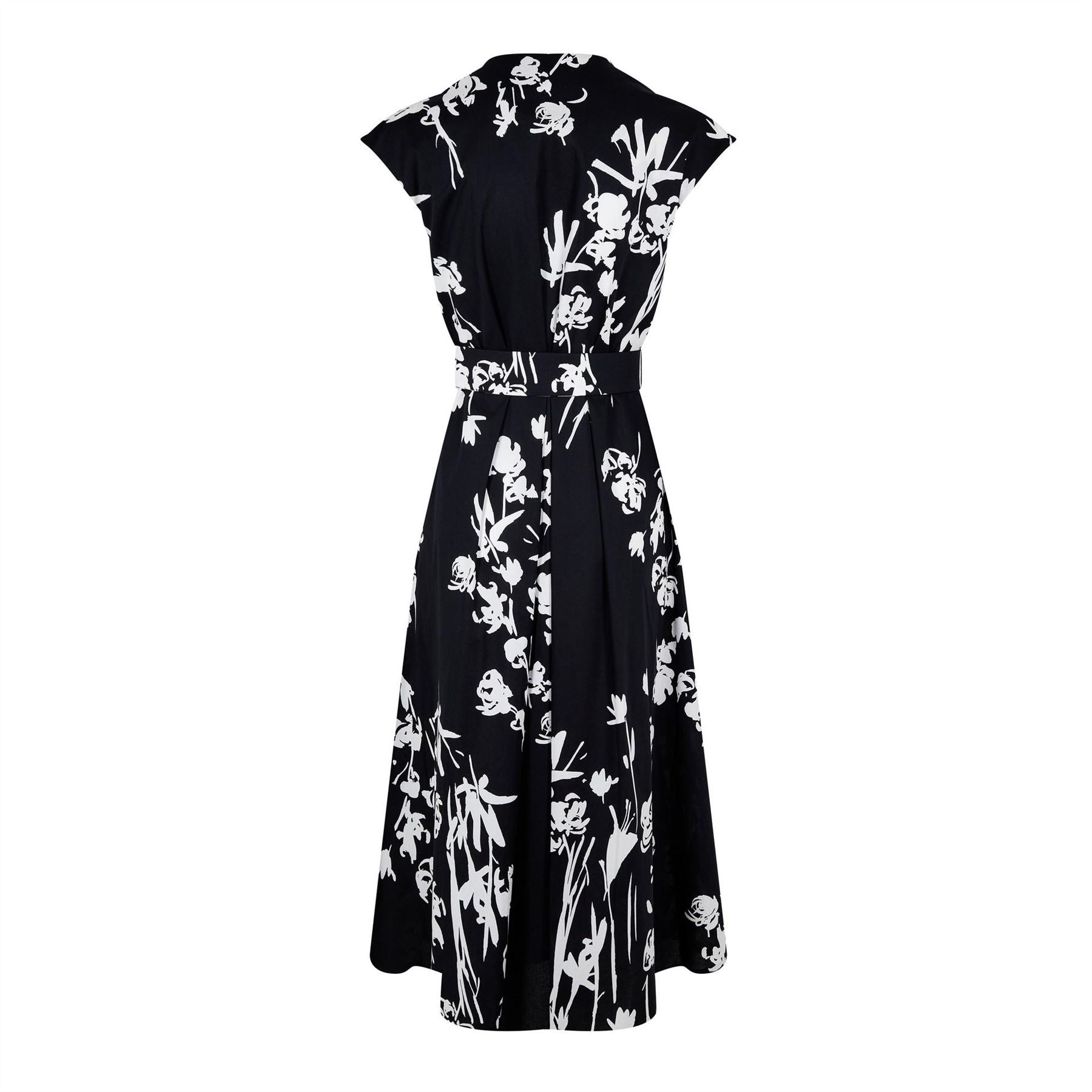 Marella V-Neck Midi Wrap Dress