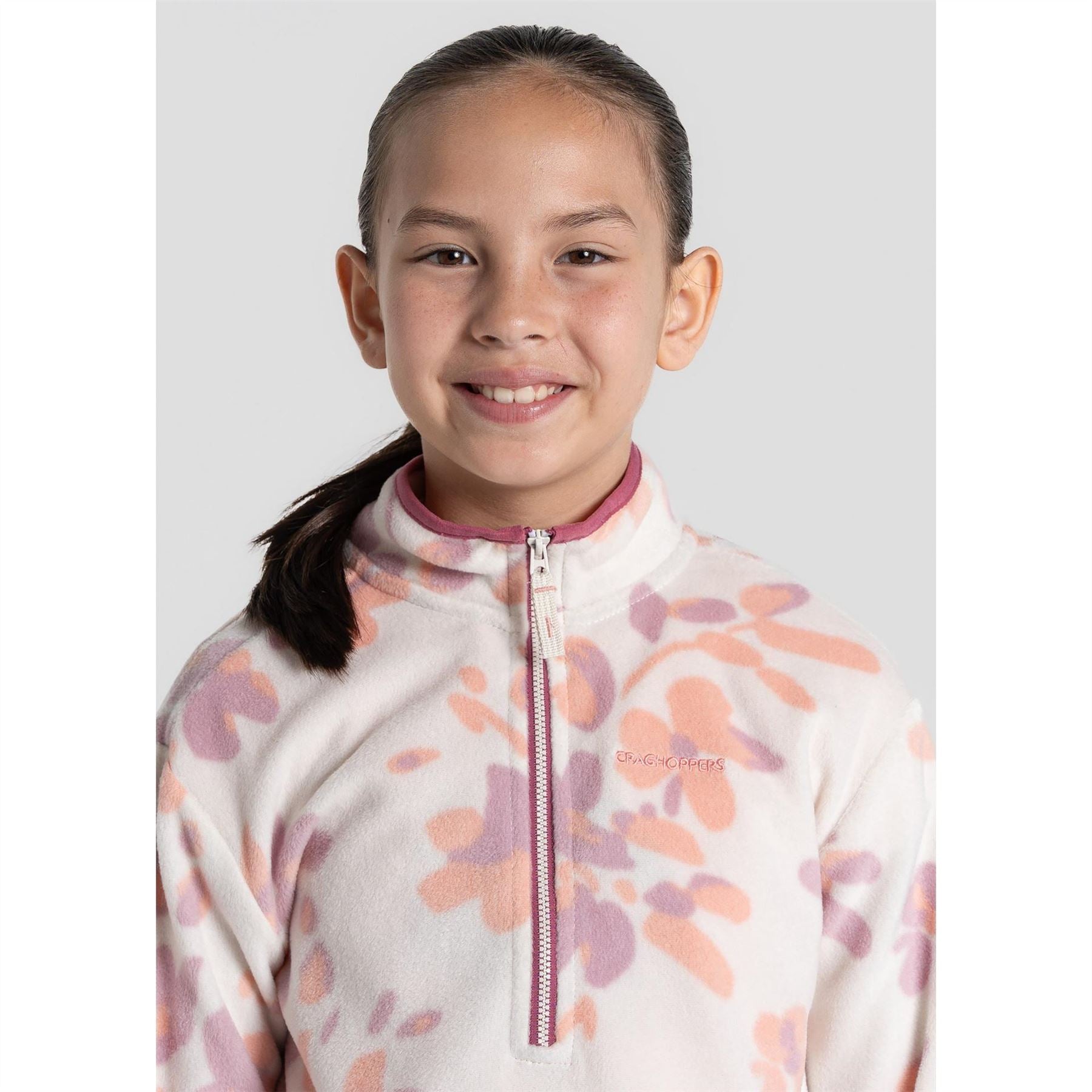 Craghoppers Kids Bachas Quarter Zip Fleece