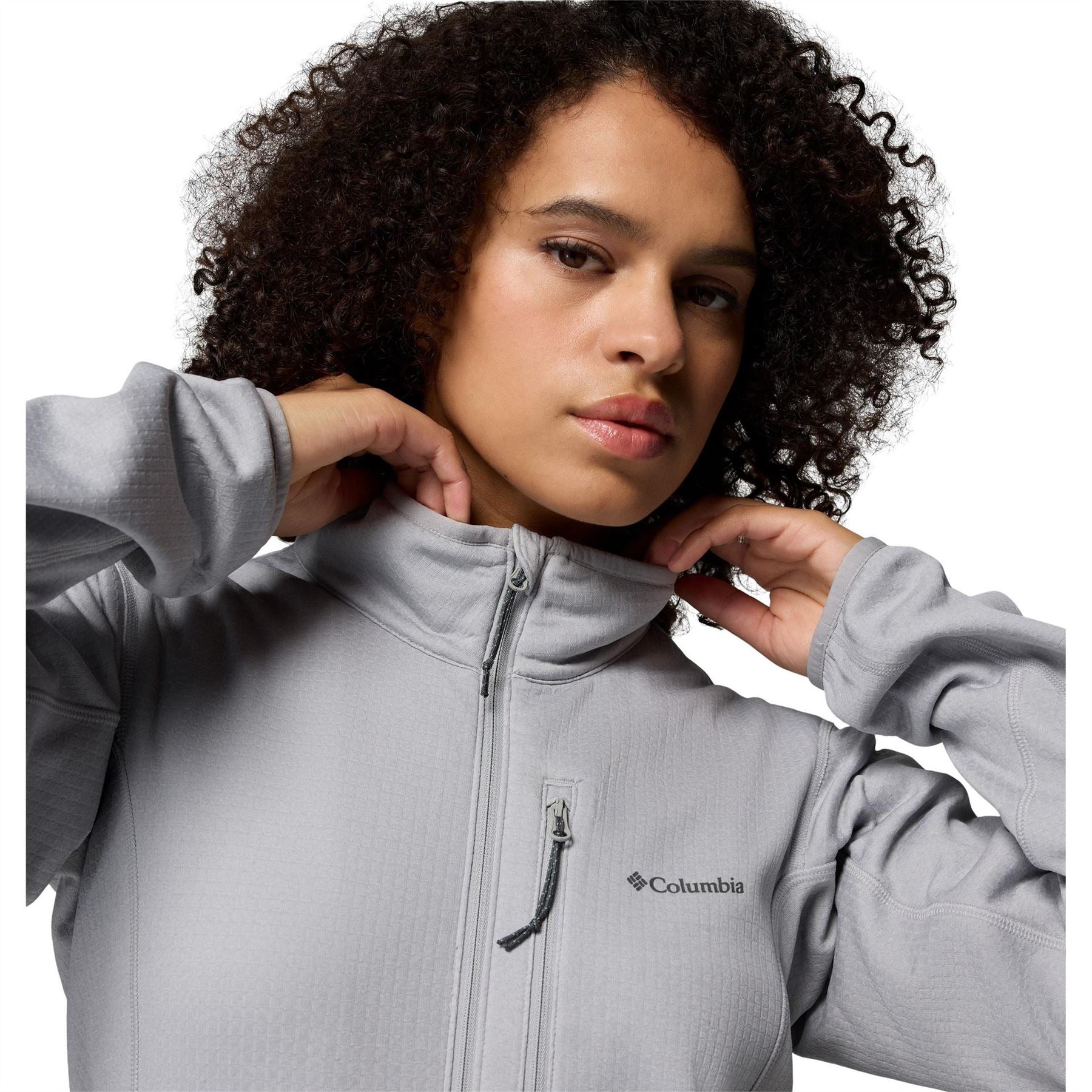 Columbia Hike™ Grid Fleece Fullzip
