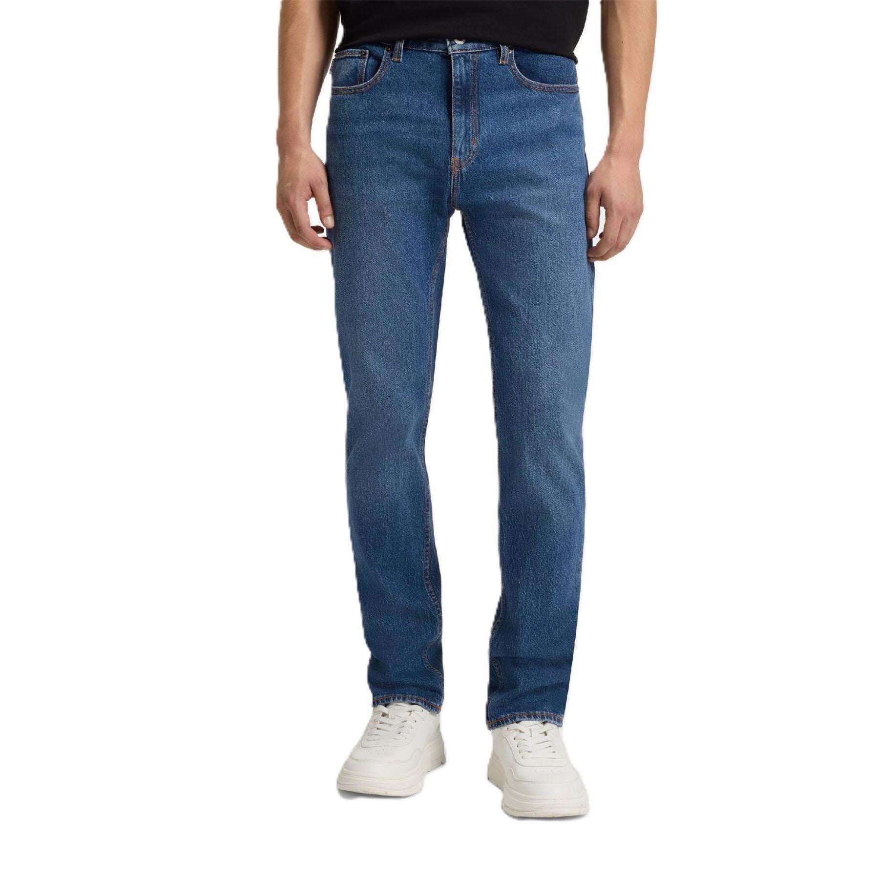 Hugo Mid Rise Slim Fit Five Pocket Jeans
