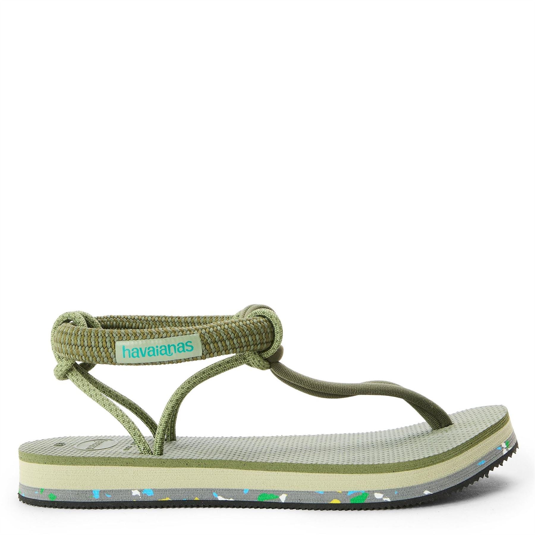Havaianas Cosmo Madrid Green Flip Flops