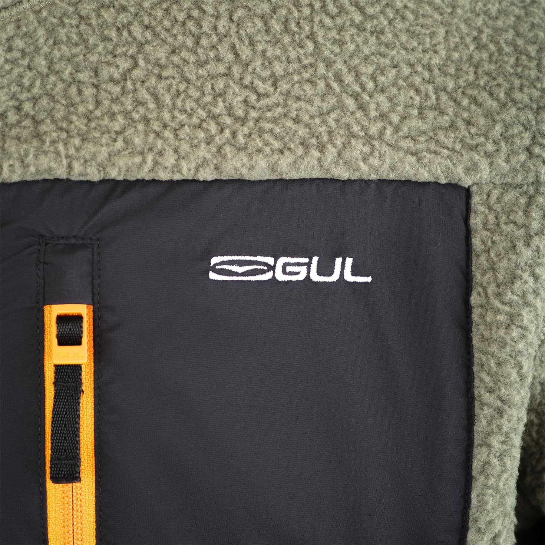 Gul Sherpa Long Sleeve Funnel Neck Zip Pocket Fleece