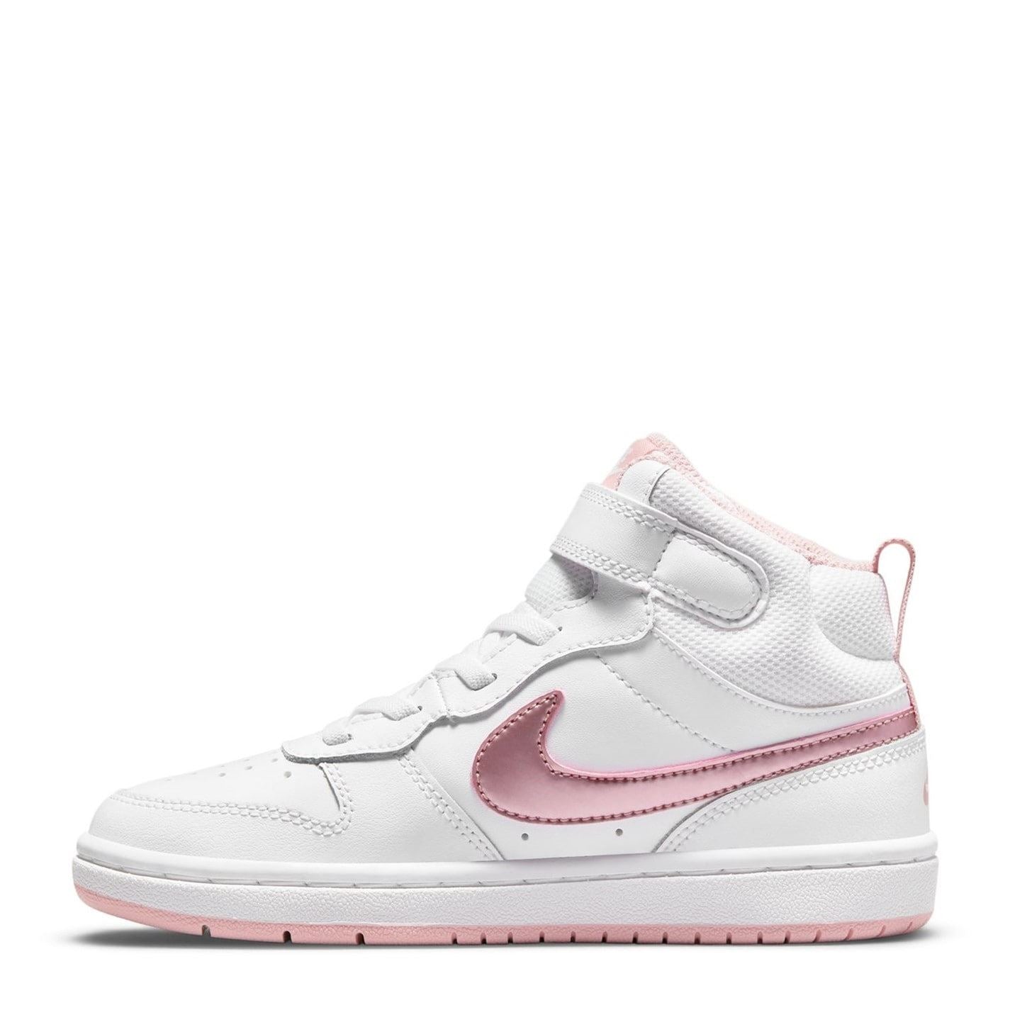 Nike Court Borough Mid 2 Little Kids Shoes