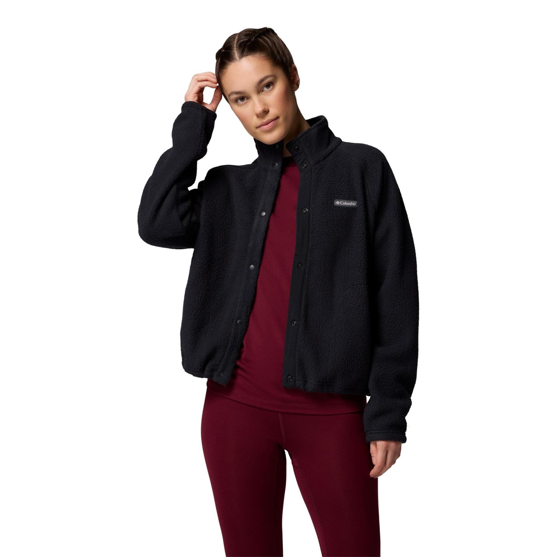 Columbia Jasper Ridge™ Pebbled Fleece Full Snap