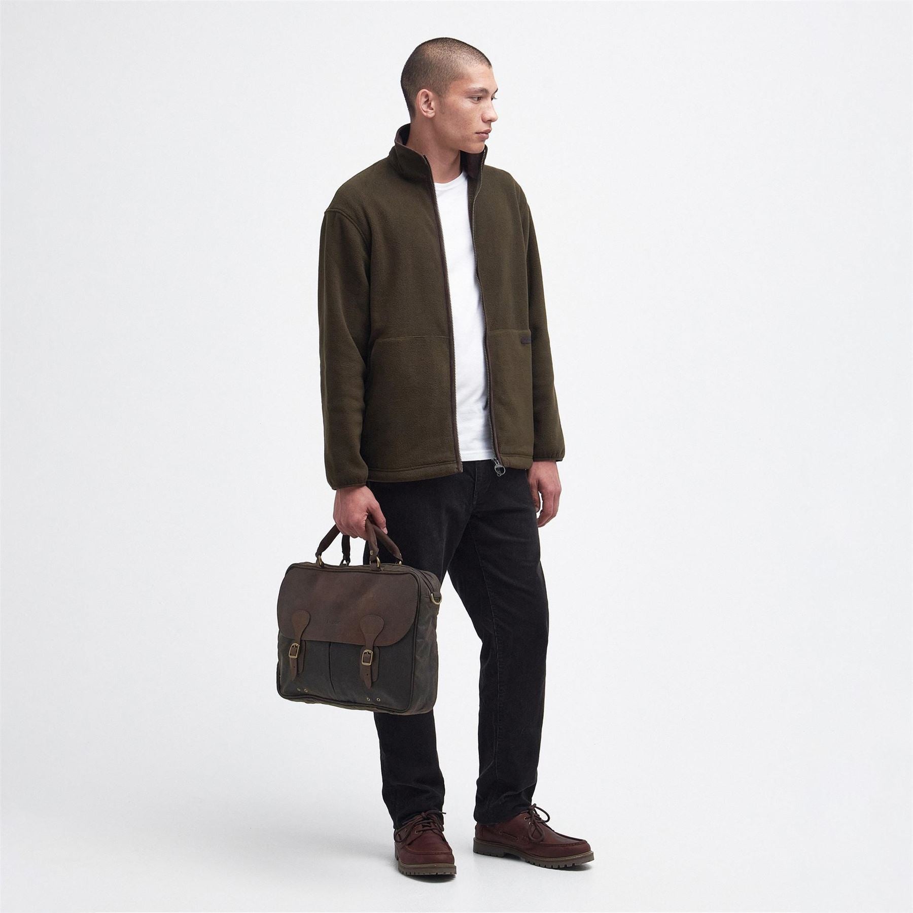 Barbour Leather Briefcase