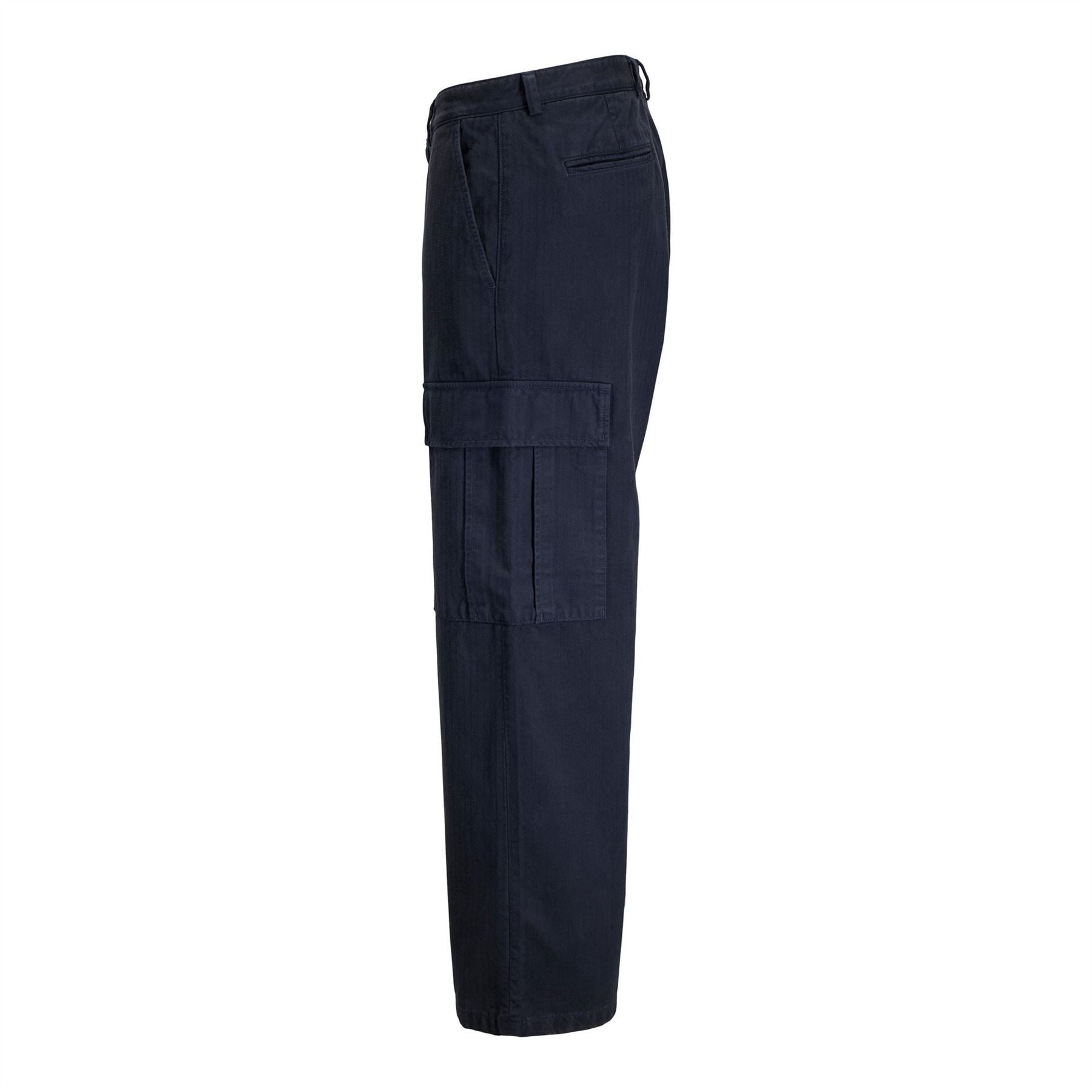 Jack and Jones Owen Solid Patterned Wide Leg Combat Pants