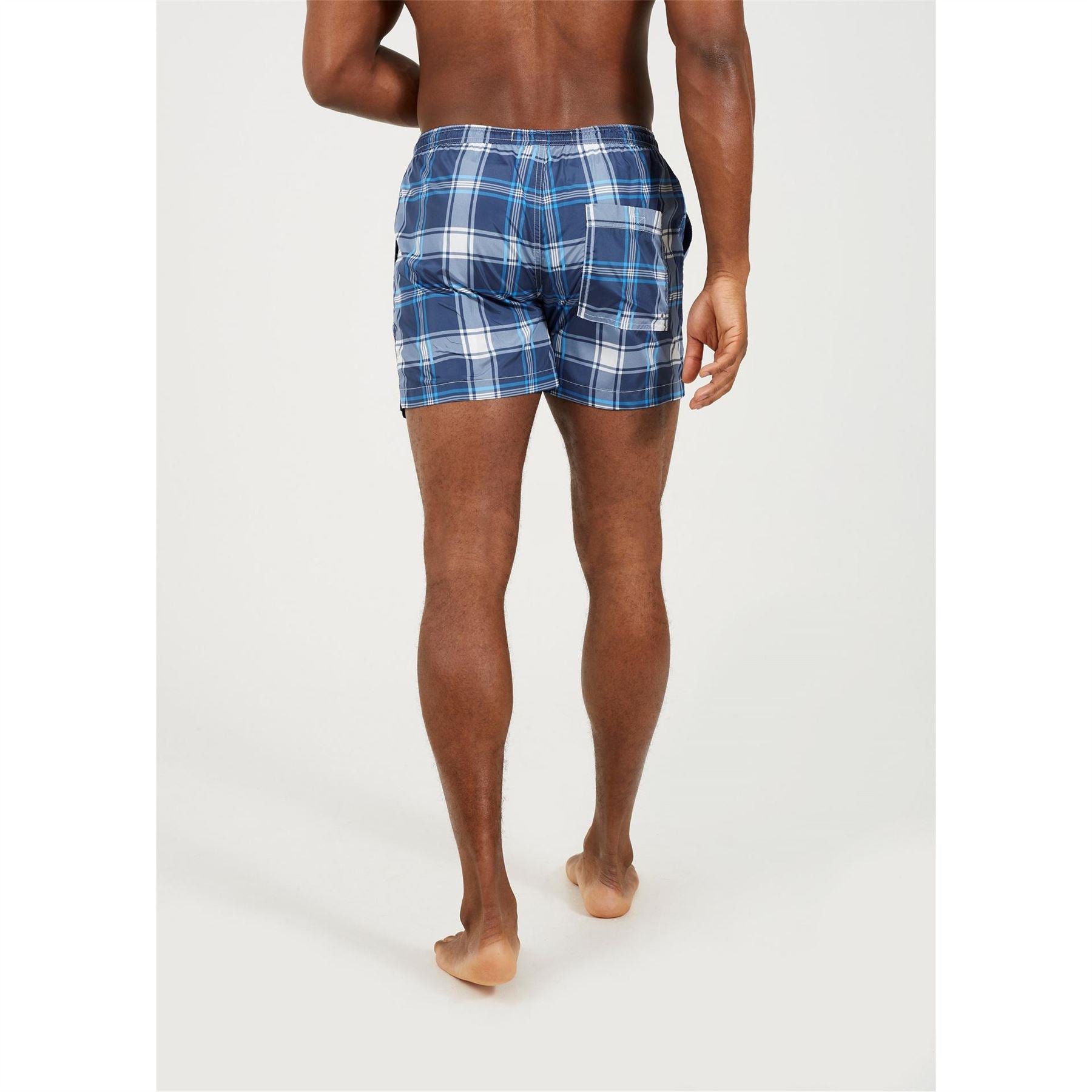 Brave Soul Print Swim Shorts