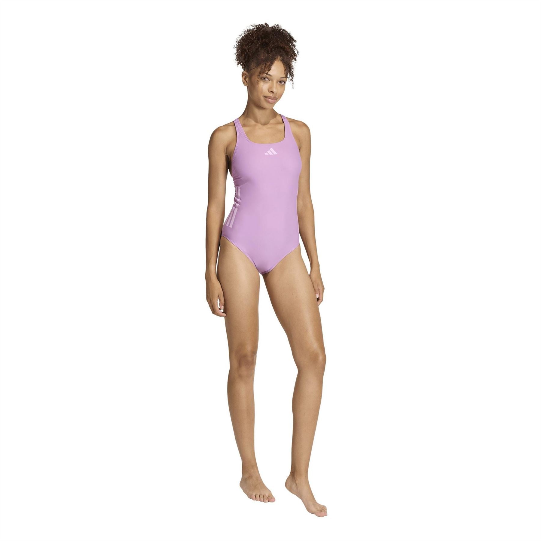 adidas Womens Classic 3 Stripes Swimsuit