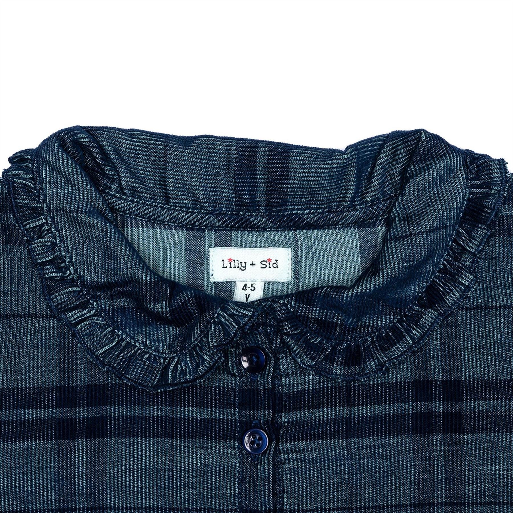 Lilly and Sid Check Collar Regular Fit T-Shirt