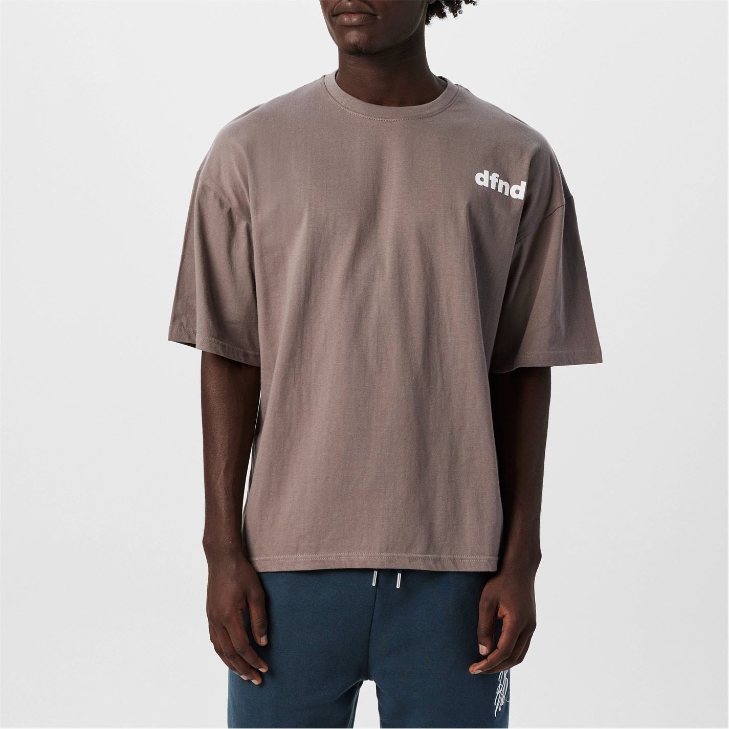DFND London Oversize Fit Crew Neck 4 Pack T-Shirt
