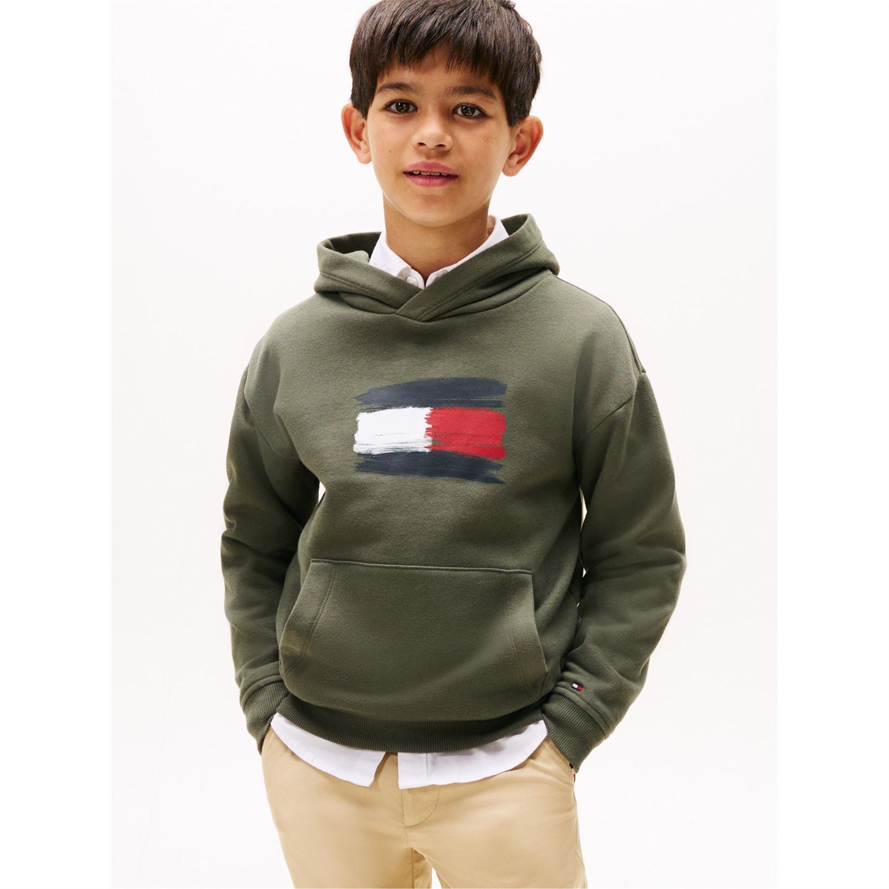 Tommy Hilfiger Flag Graphic Long Sleeve Sweatshirt