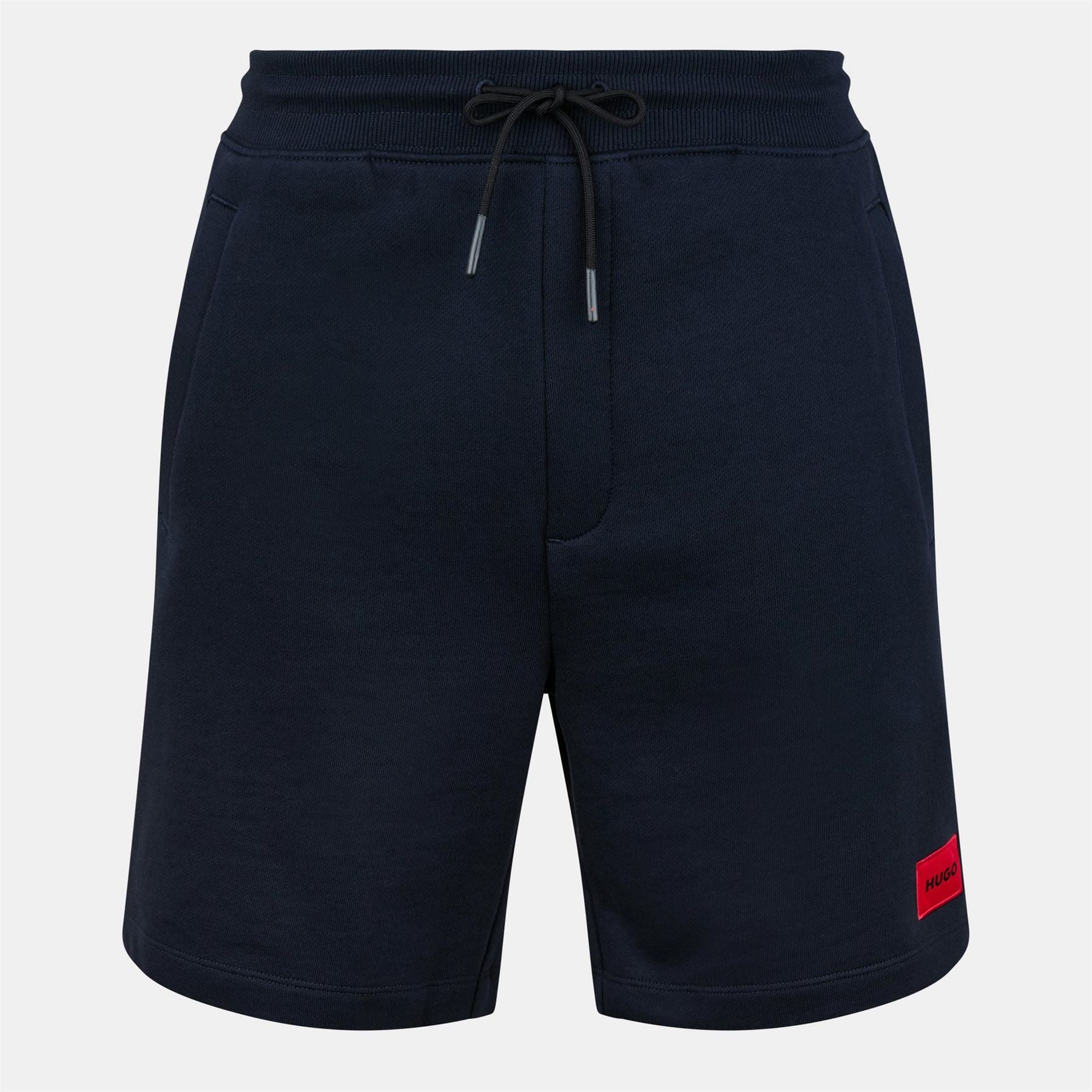 Hugo HUGO Jogger Fleece Shorts with Logo Detail   Soft Cotton Blend Jersey