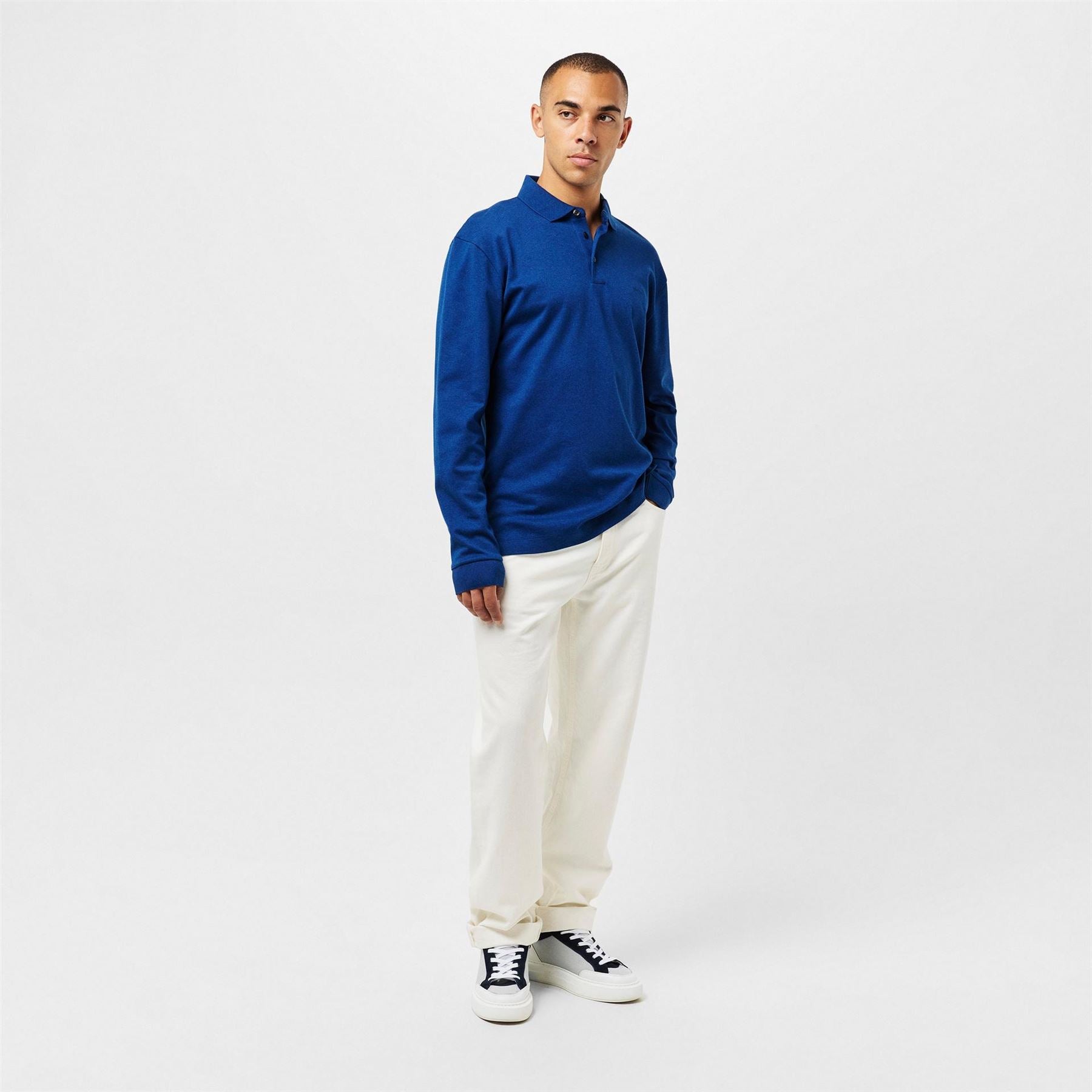Boss Pado 30 Long Sleeve Polo Shirt