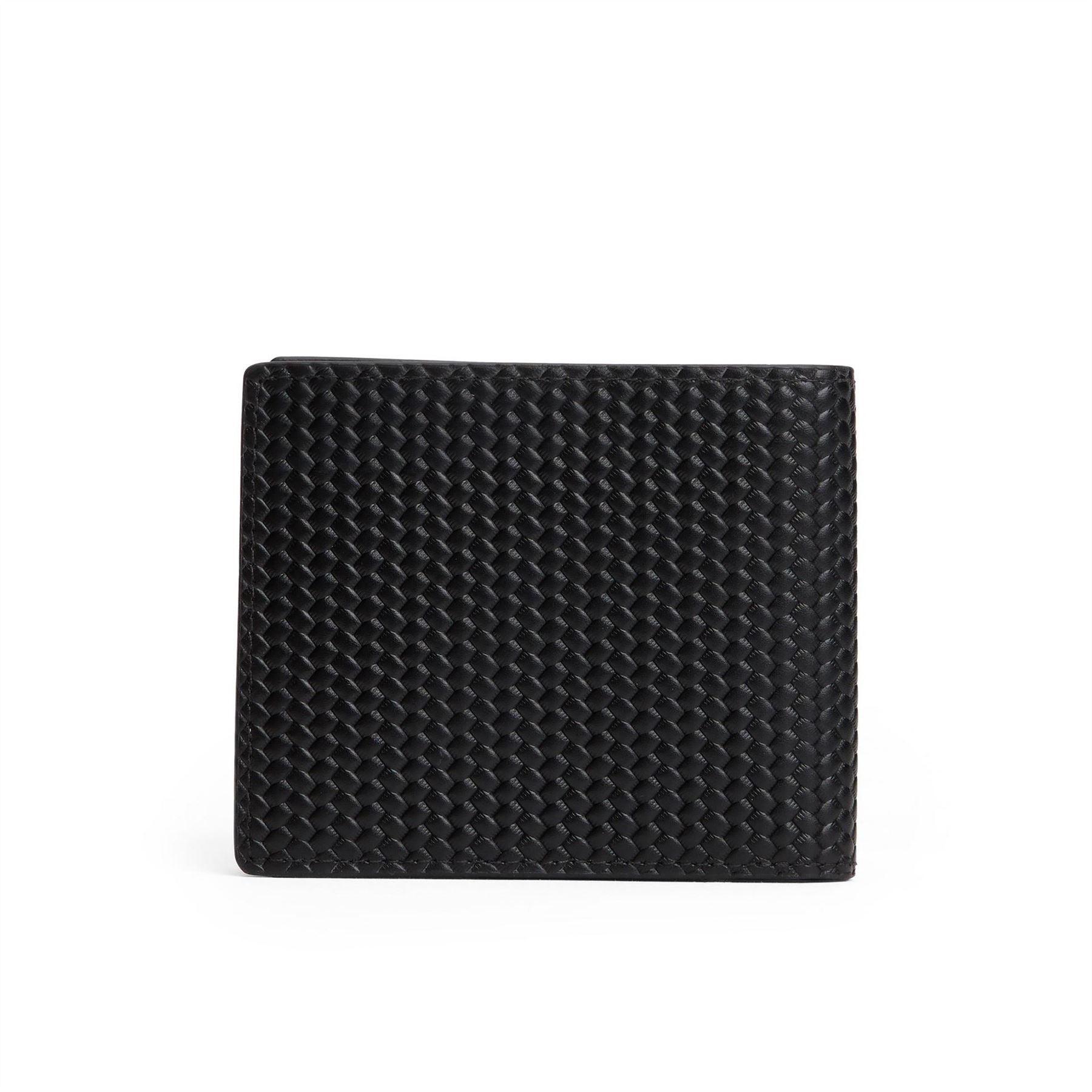 Tommy Hilfiger Woven Texture Billfold Wallet With Coin Pocket