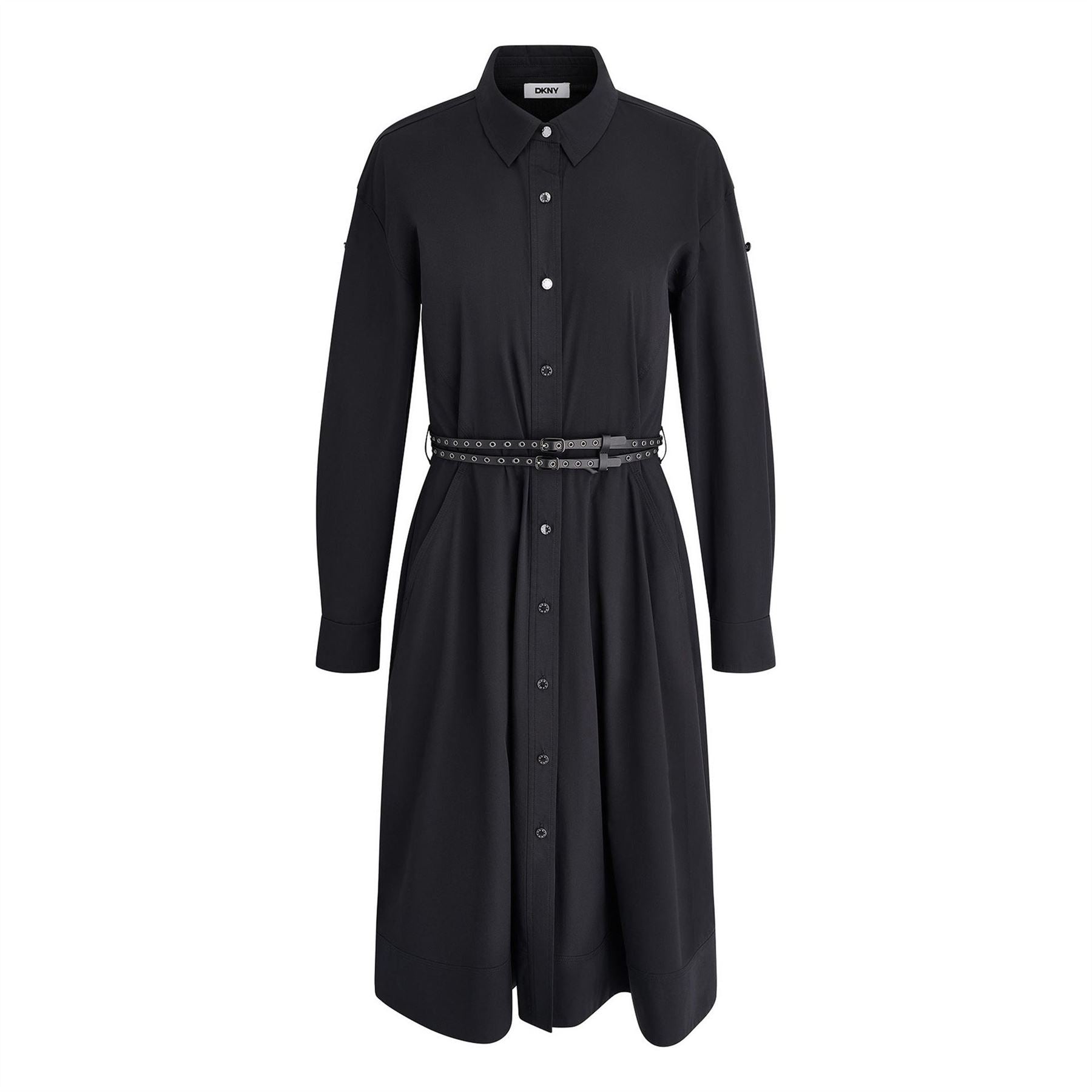DKNY Belt Pop Shirt Dress