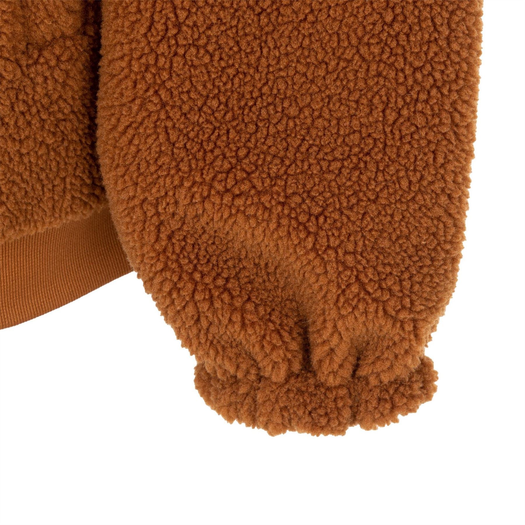 Firetrap Reversible Sherpa Fleece Hooded Full Zip Long Sleeve Teddy Coat
