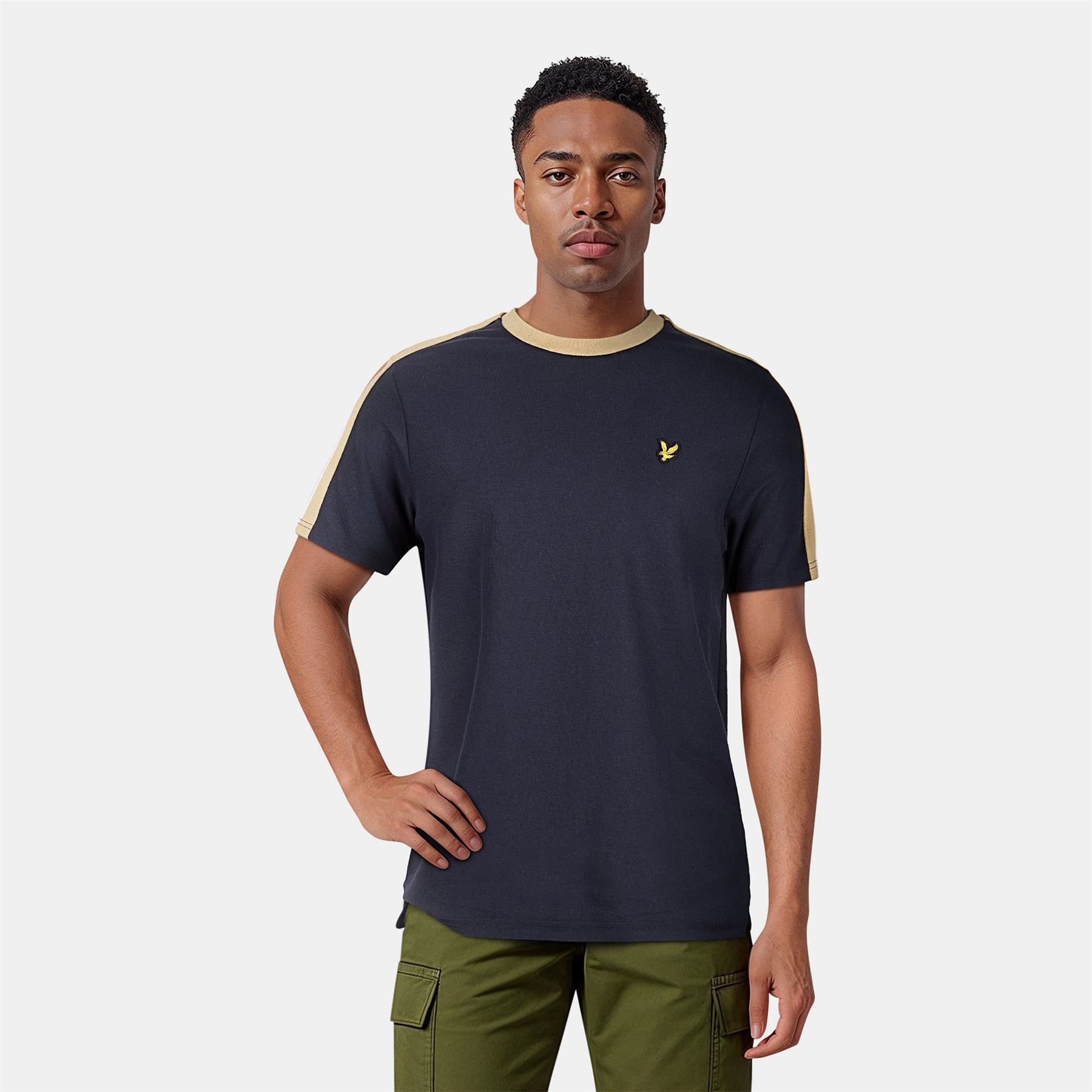 Lyle and Scott Regular Fit Contrast Crew Neck T-Shirt