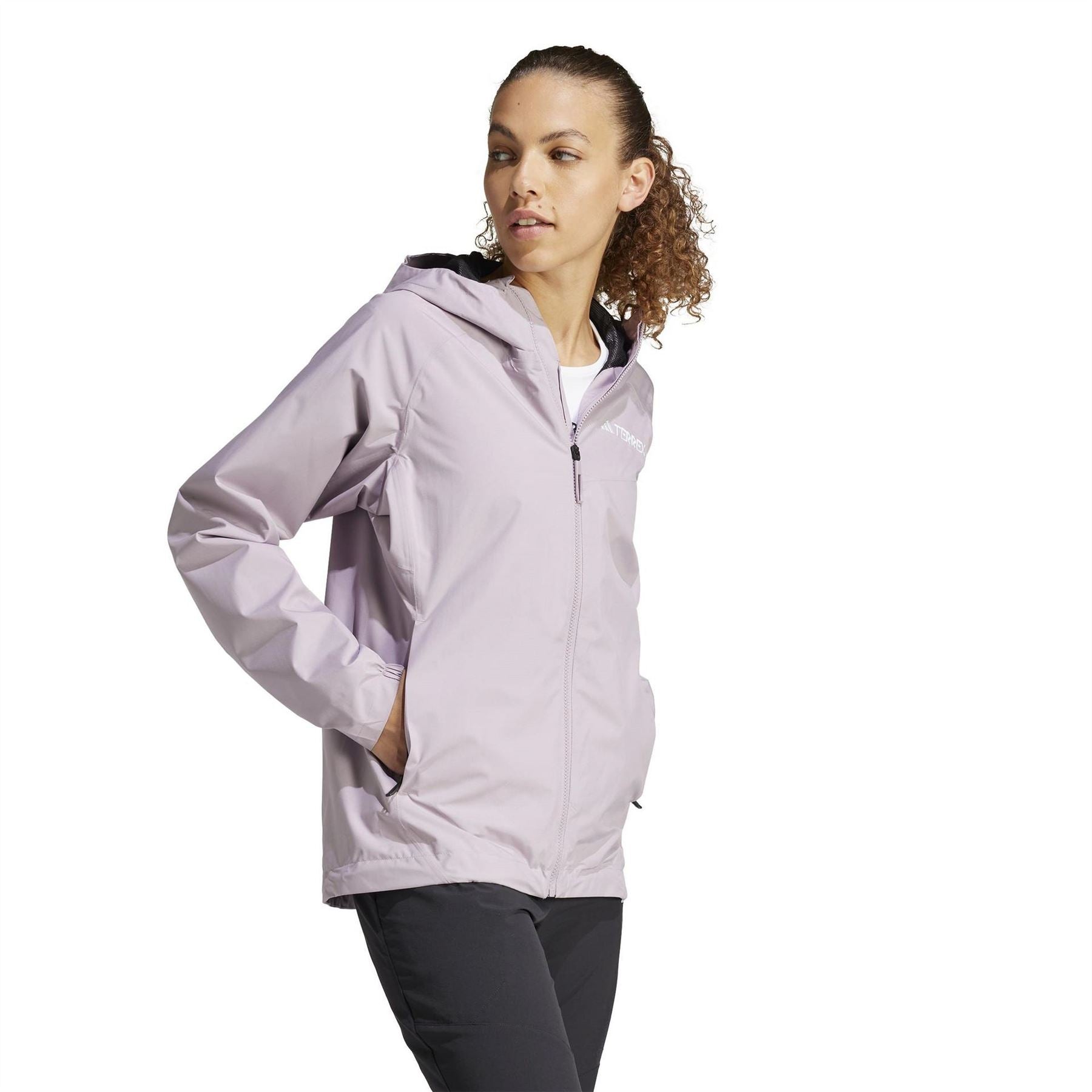 adidas Womens W Mt 2l Rain Jk Waterproof Jacket