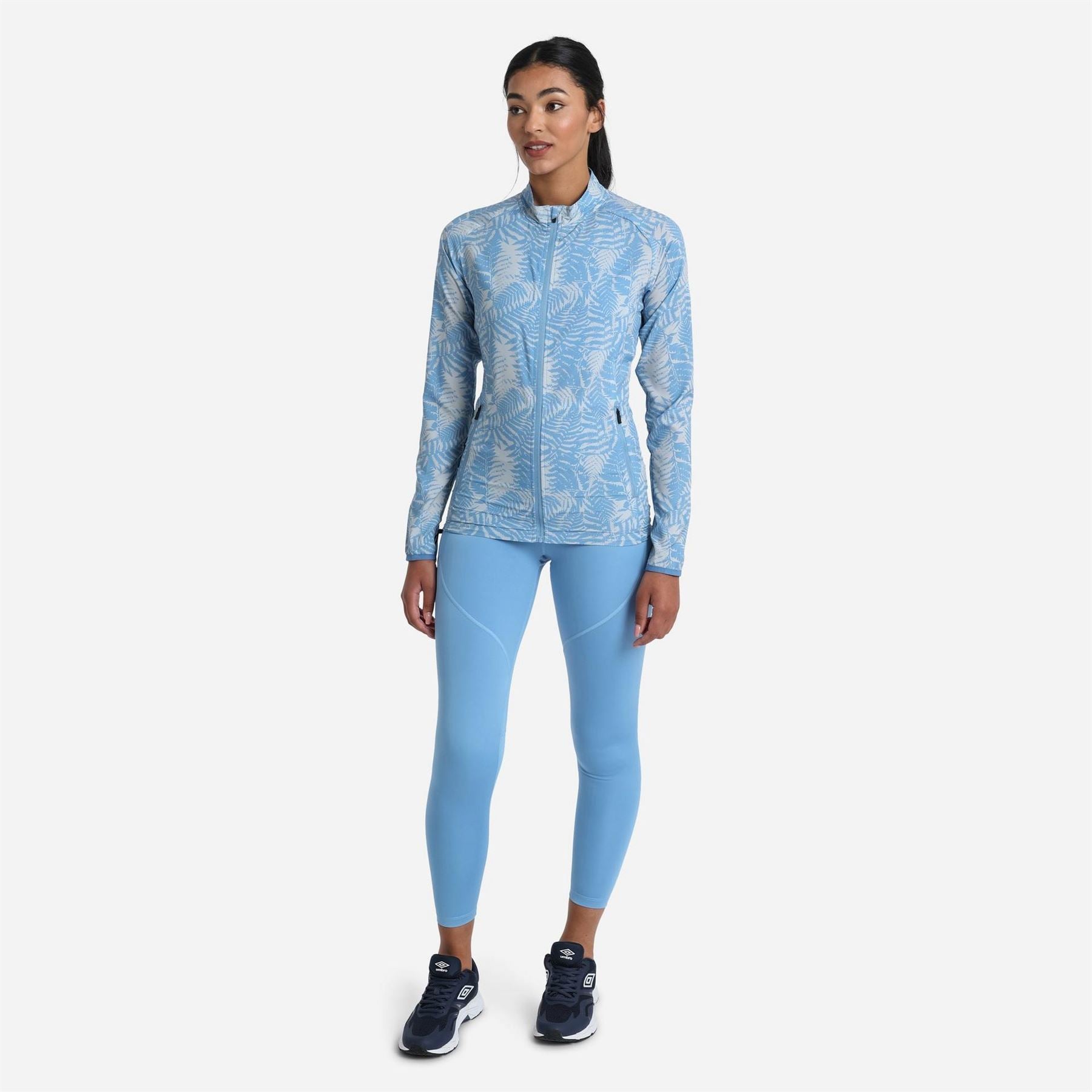 Umbro Cherry Coke Mock Neck Long Sleeve Athletic Jacket