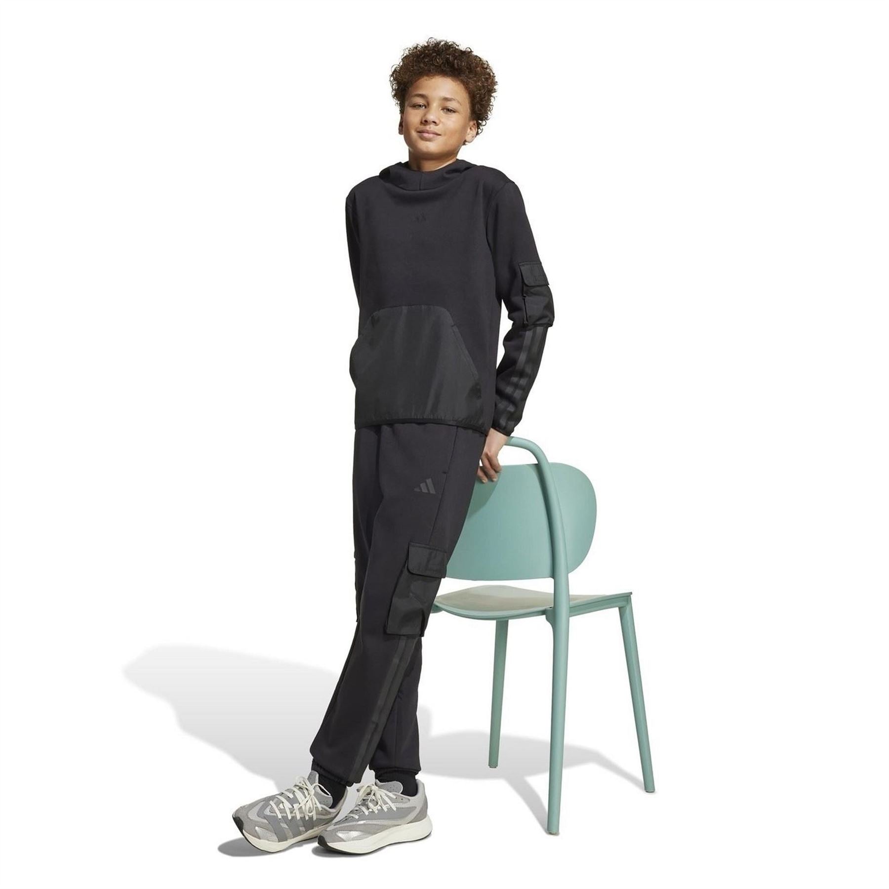adidas Utility Fleece Cargo Joggers Juniors