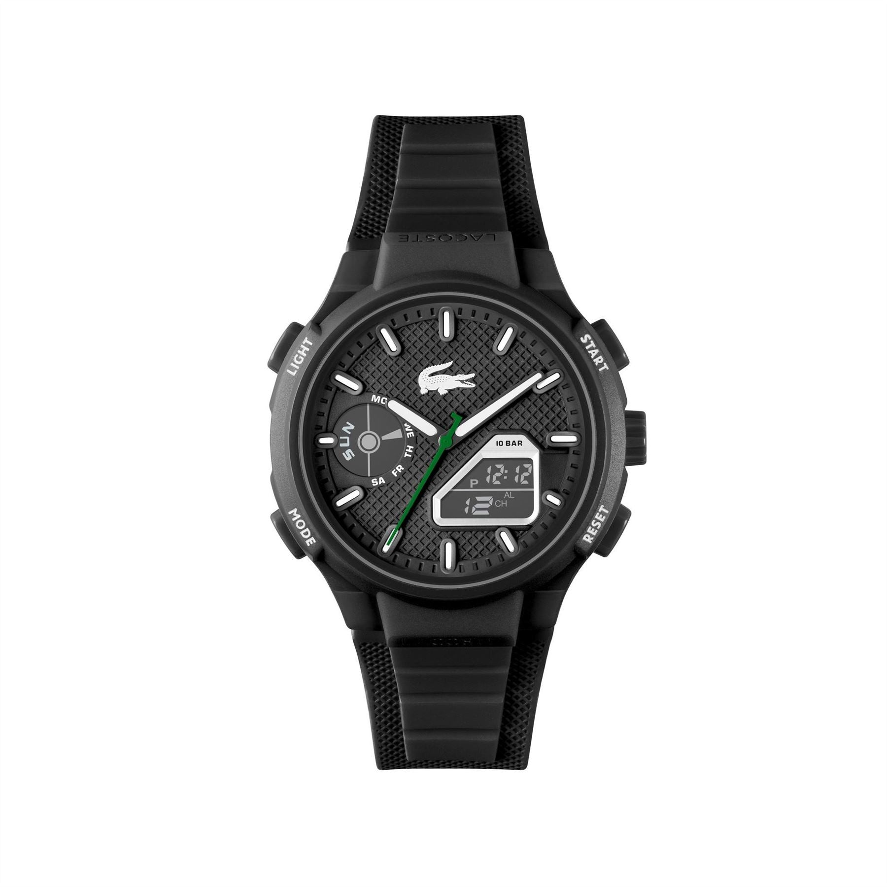 Lacoste Watches Mens Lc33 Silicone Strap Watch