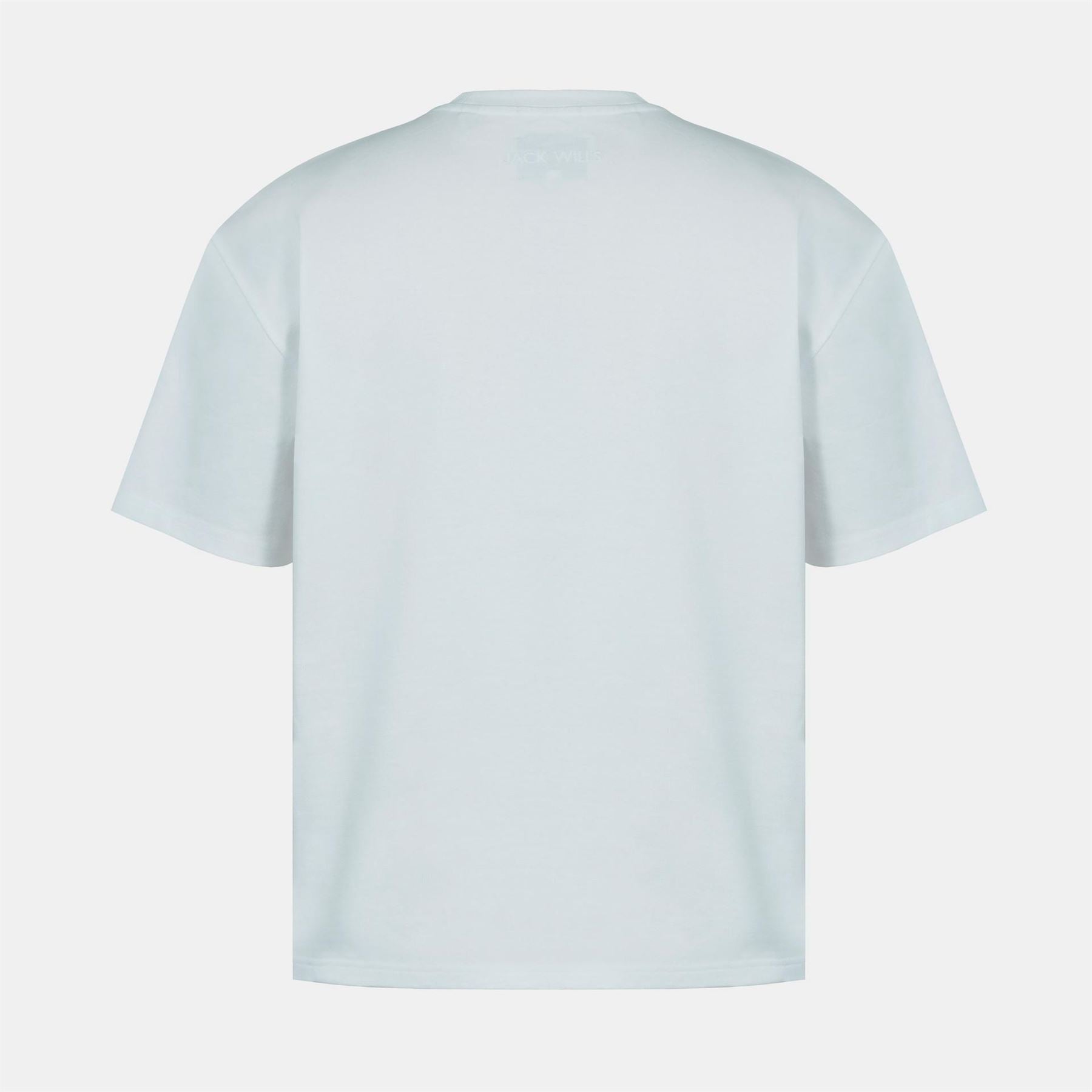 Jack Wills Jw Boxy Tee Cotton Short Sleeve Fit T-Shirt