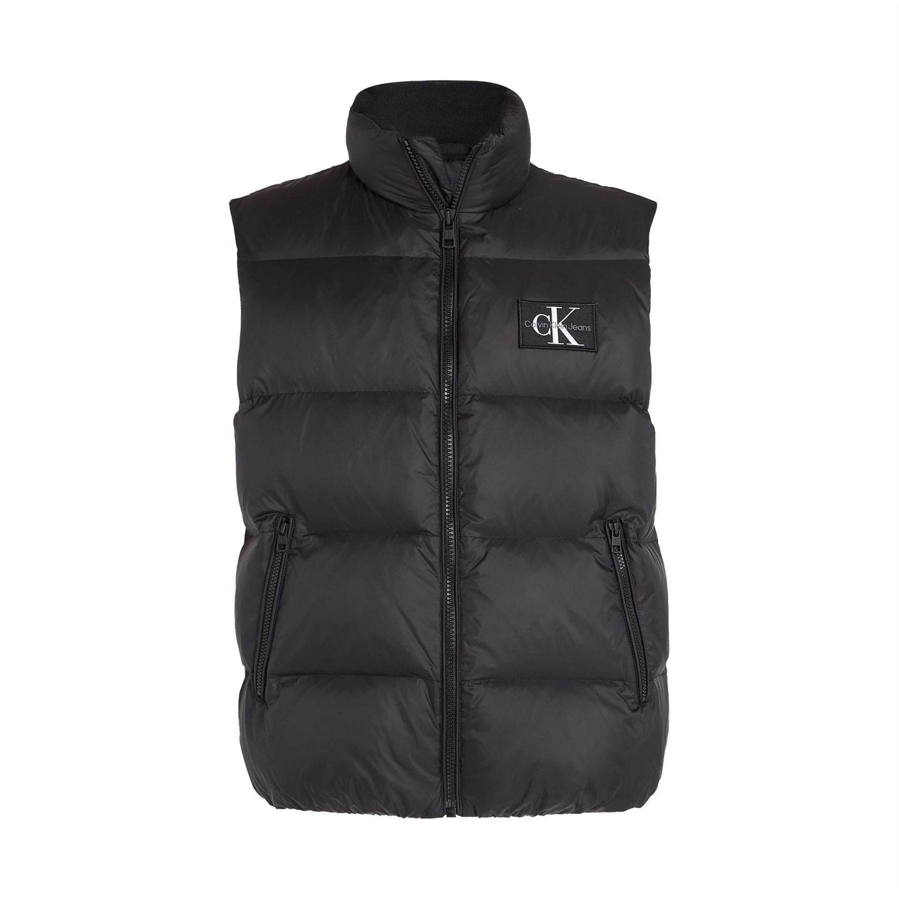 Calvin Klein Jeans Essentials Water Resistant Down Sleeveless Short Puffer Jacket