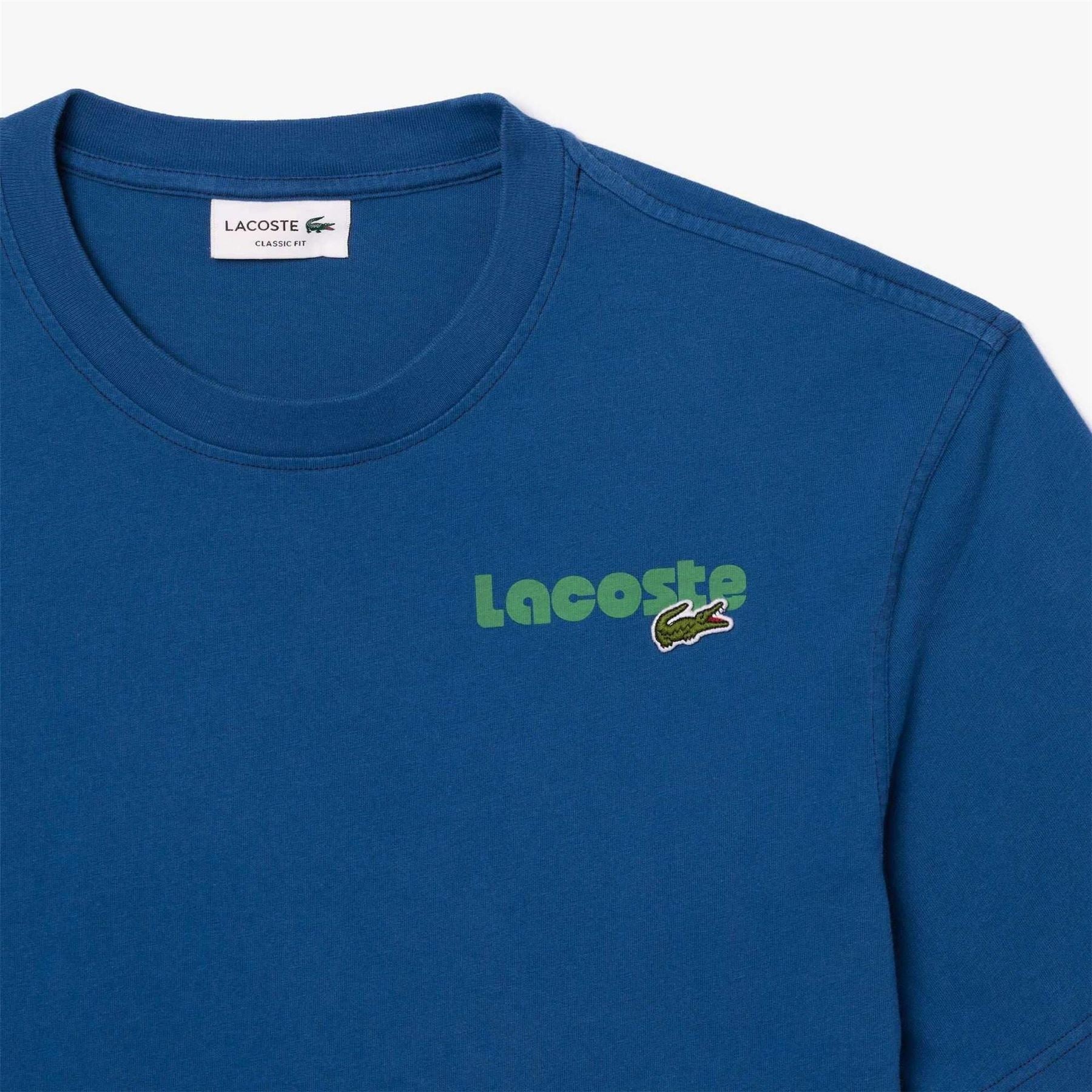 Lacoste Effect Ombré Print T-Shirt