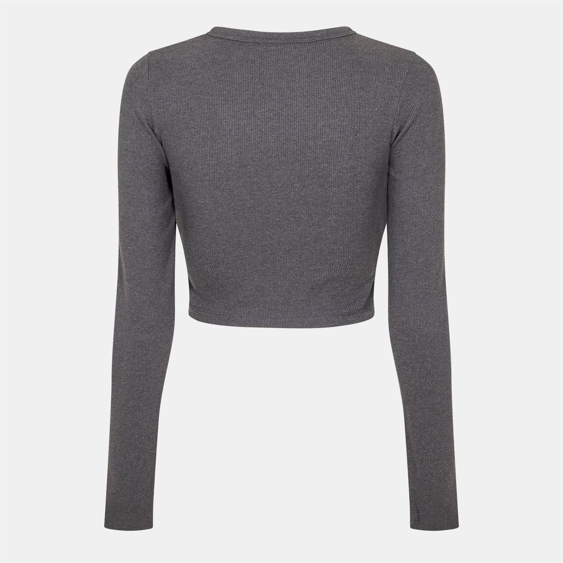 JJXX Feline Slim Fit Cropped Long Sleeve T-Shirt