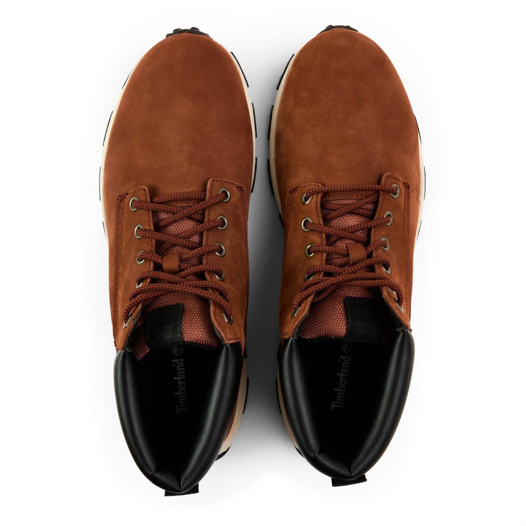 Timberland Solid Patterned Chukka Boots with Lace-Up Closure