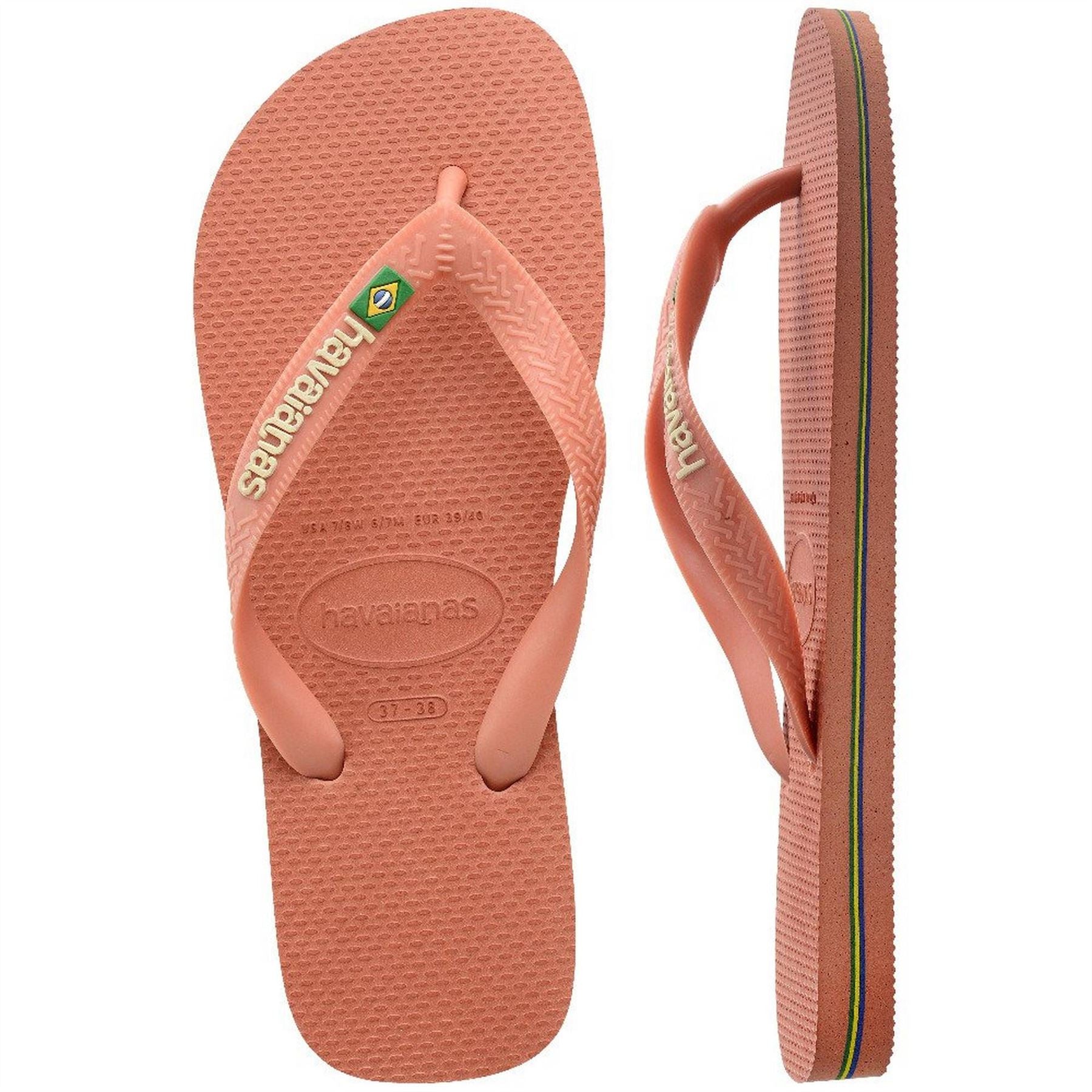Havaianas Brasil Logo Flip Flops
