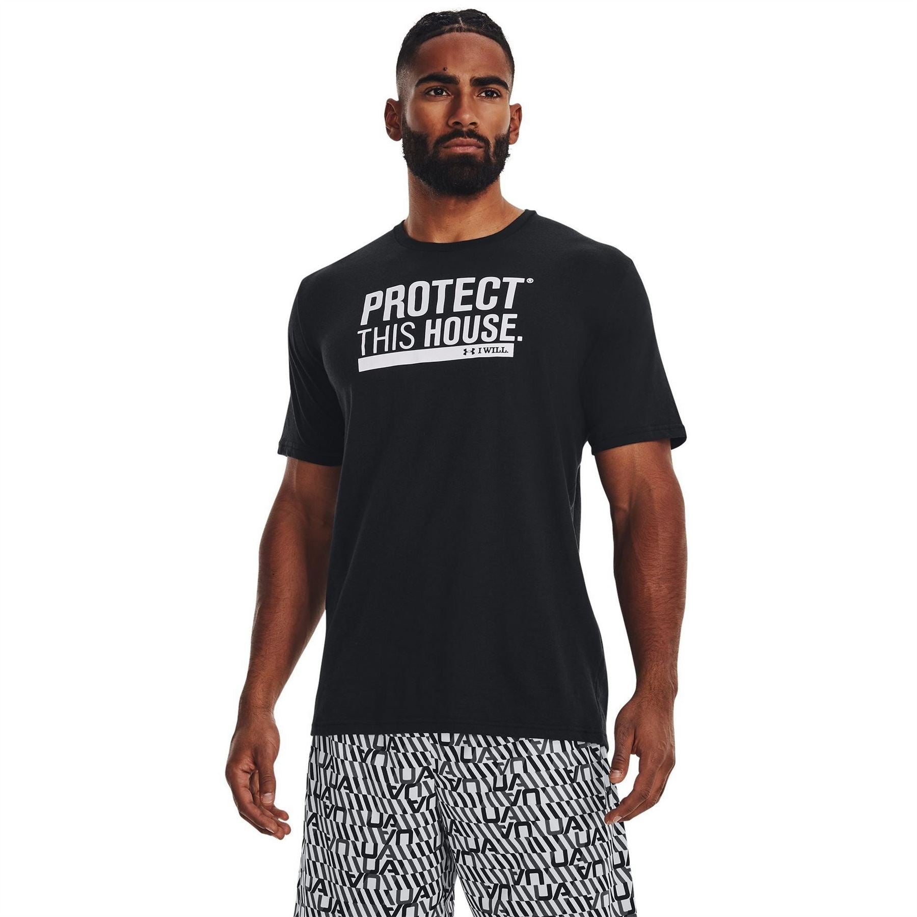 Under Armour Protect This House Short Sleeve Performance Gym Top