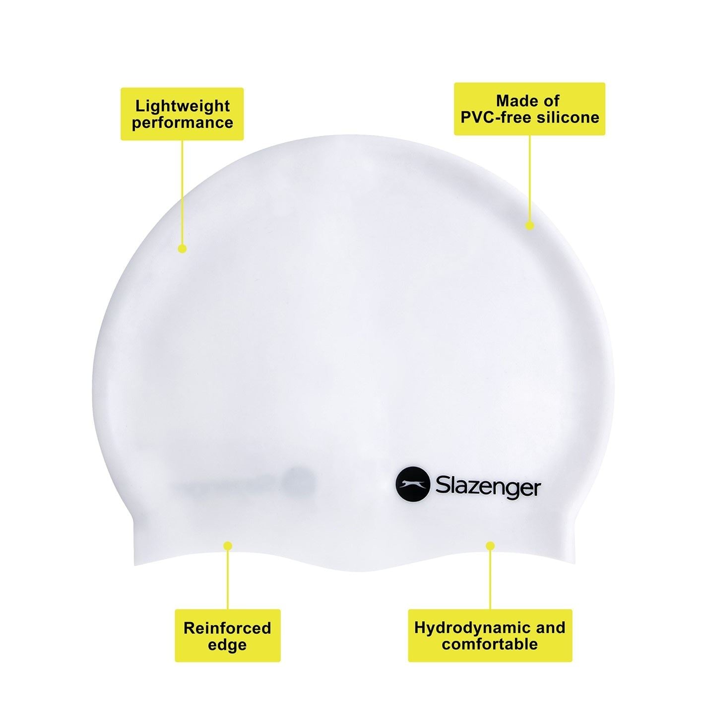 Slazenger Silicone Swimming Cap Adults