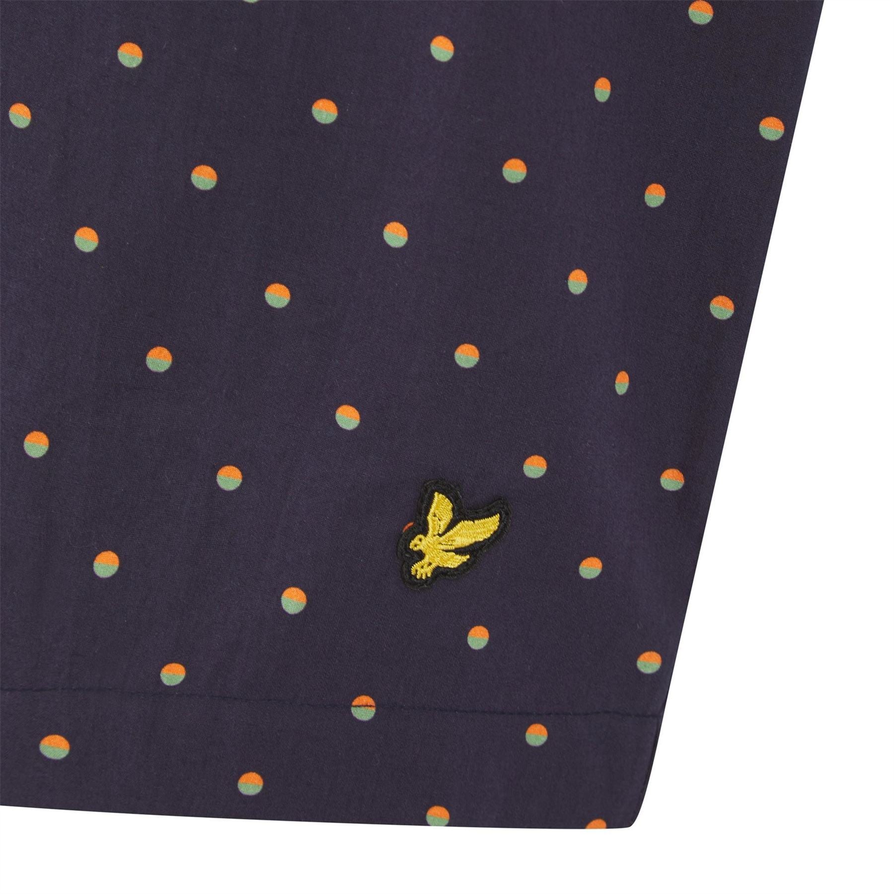 Lyle and Scott Polka Dot Pyjama Short Sleeve Top