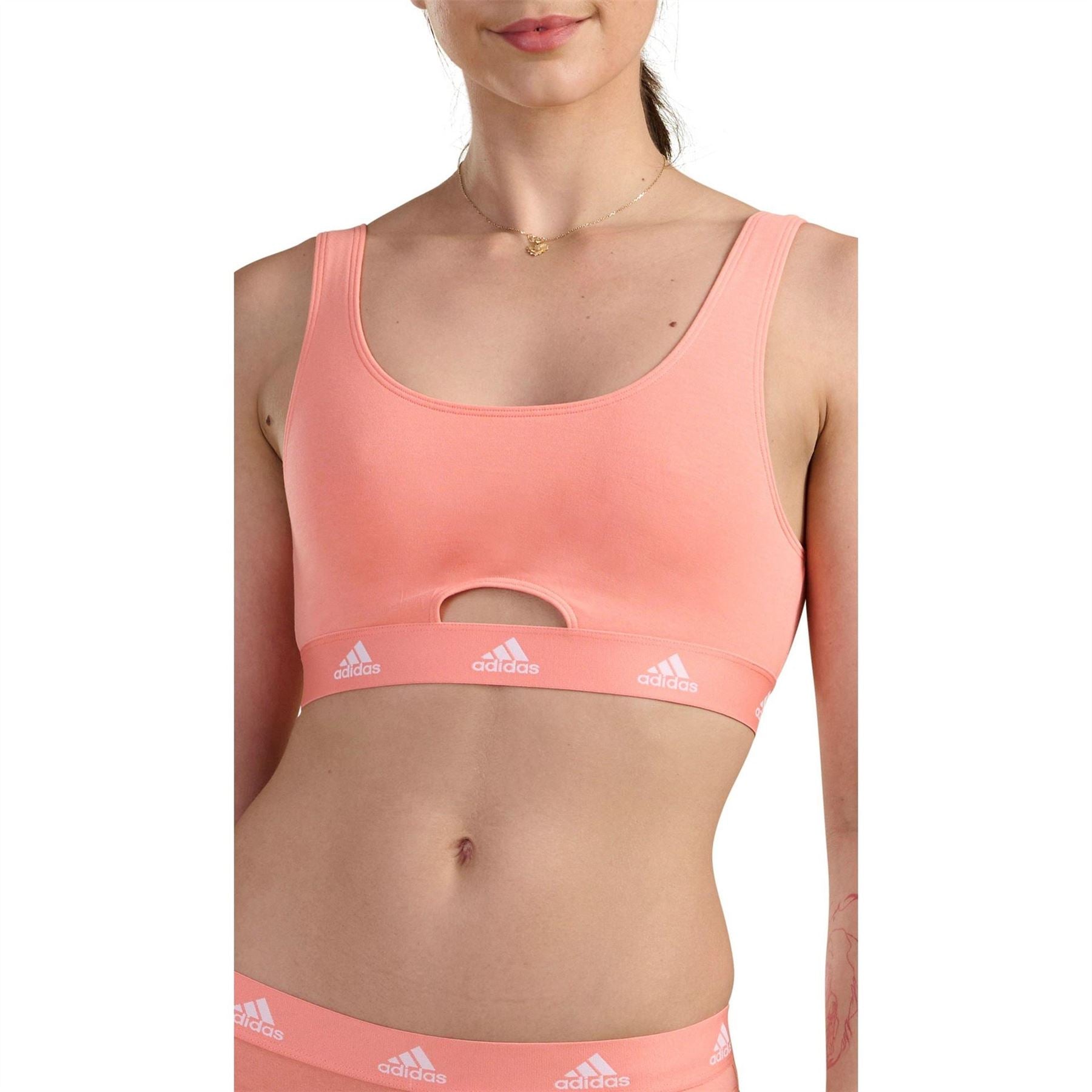 adidas Active Comfort Cotton Scoop Bralette