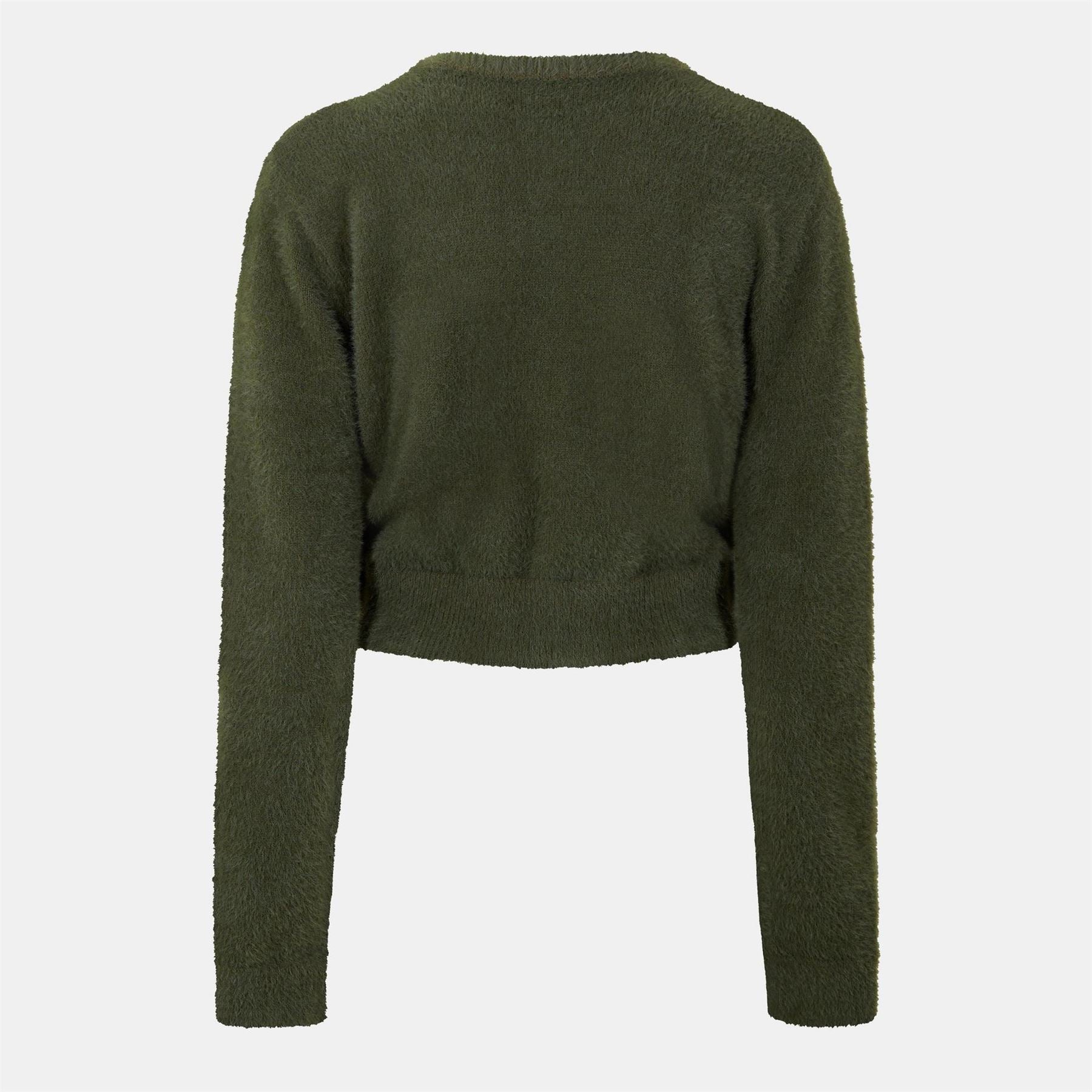 Jack Wills Jw Knitted Jacquard Cropped Crew Neck Jumper