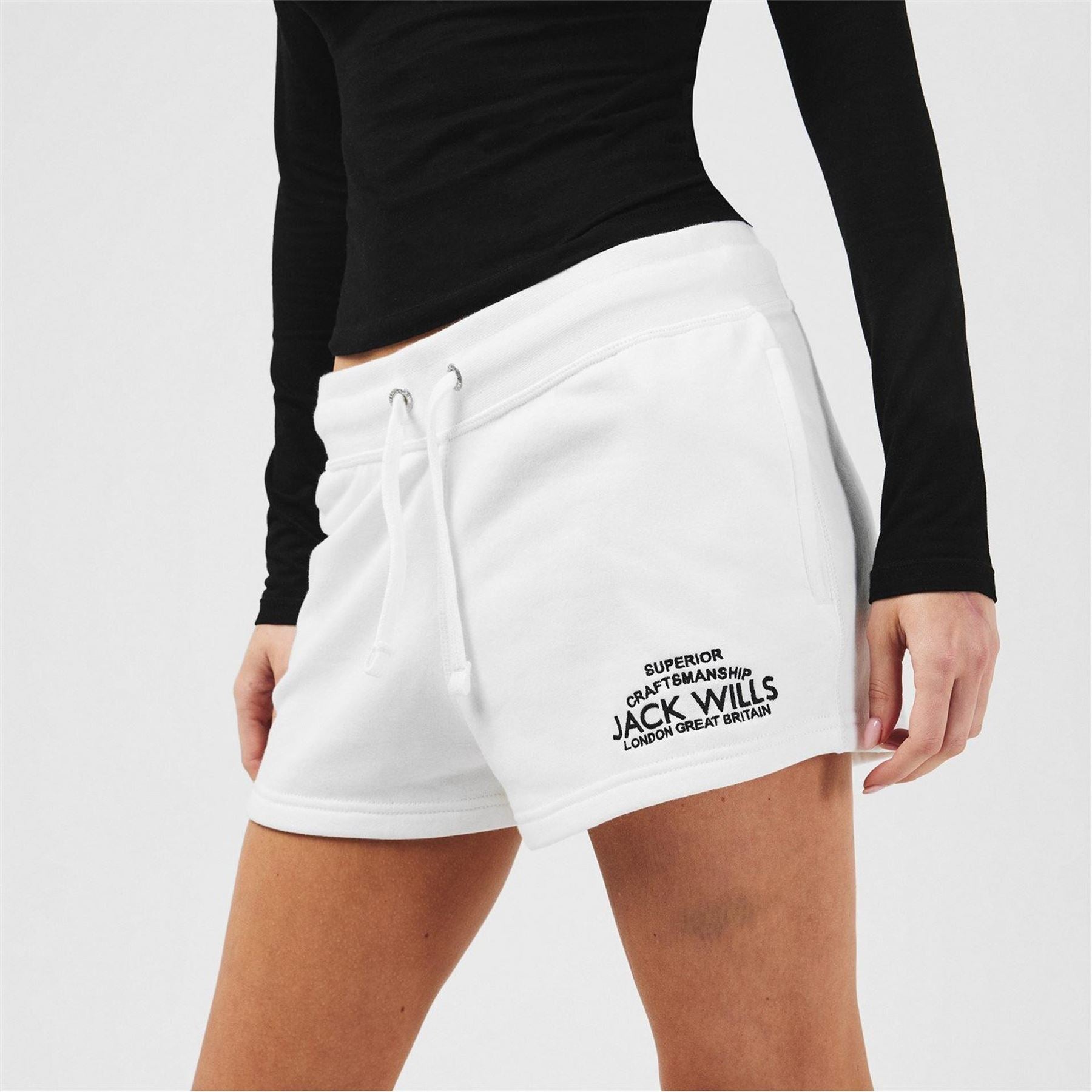 Jack Wills Bea Logo Sweat Shorts