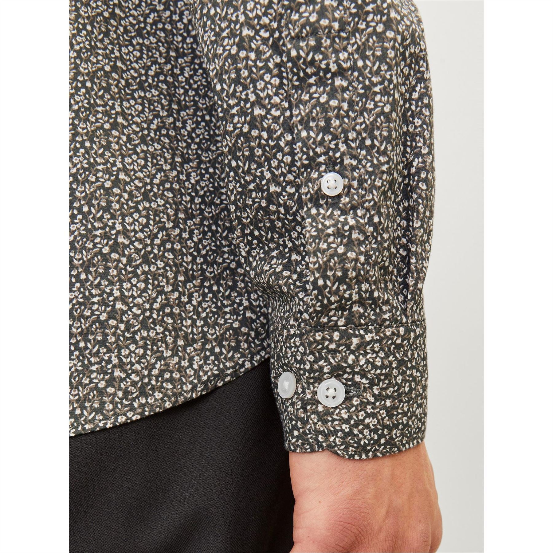 Jack and Jones All Over Print Slim Fit Dress Shirt