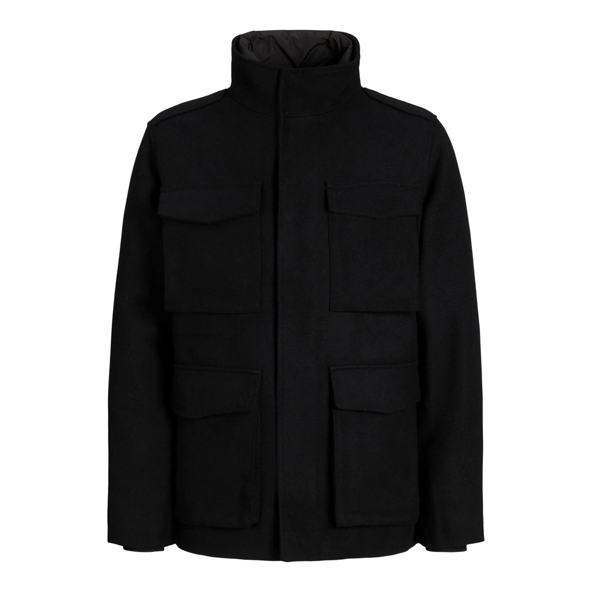 Jack and Jones Alex High Neck Flap Pocket Field Jacket