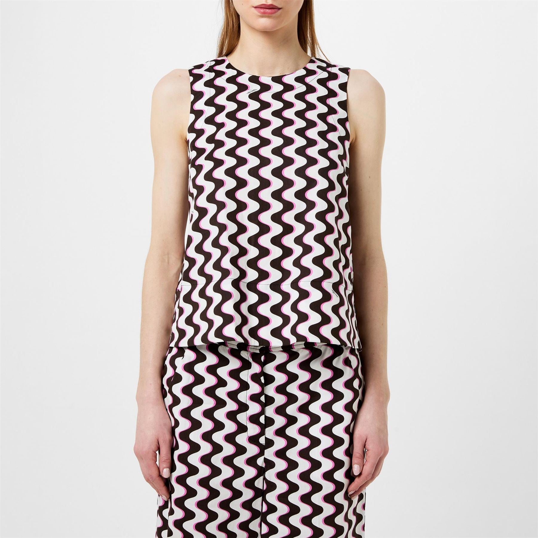 Marella Ofanto Short Sleeve Patterned Shirt