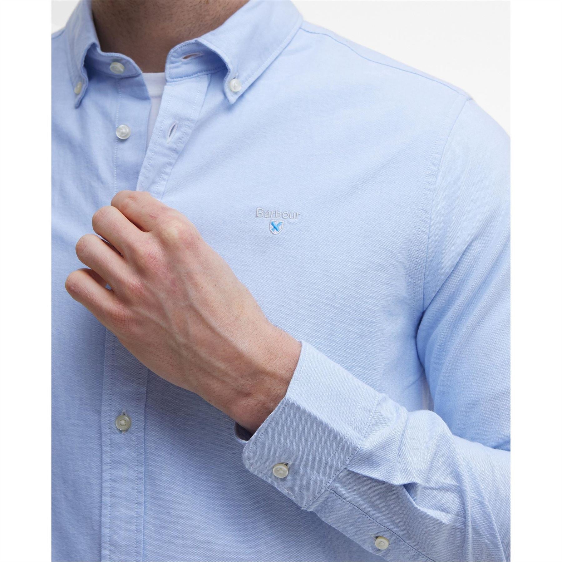 Barbour Oxford Button Down Plain Shirt