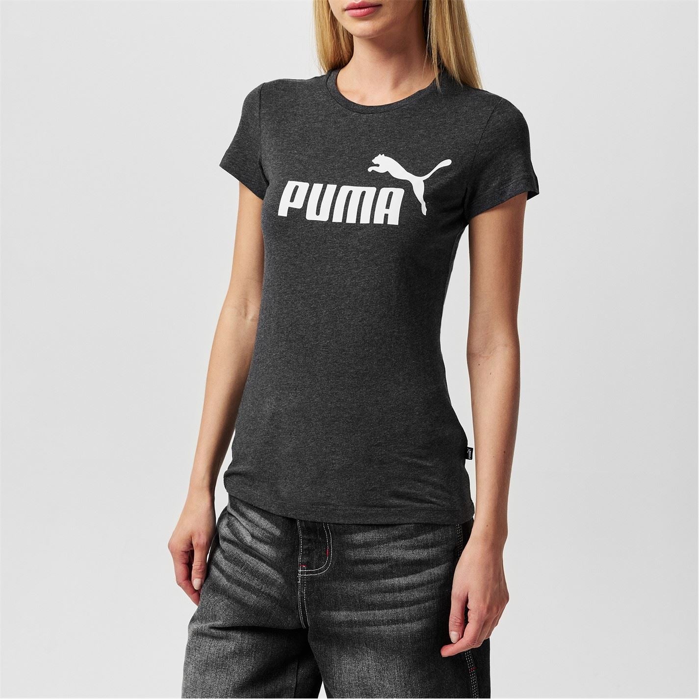 Puma Text Graphic Crew Neck Regular Fit T-Shirt