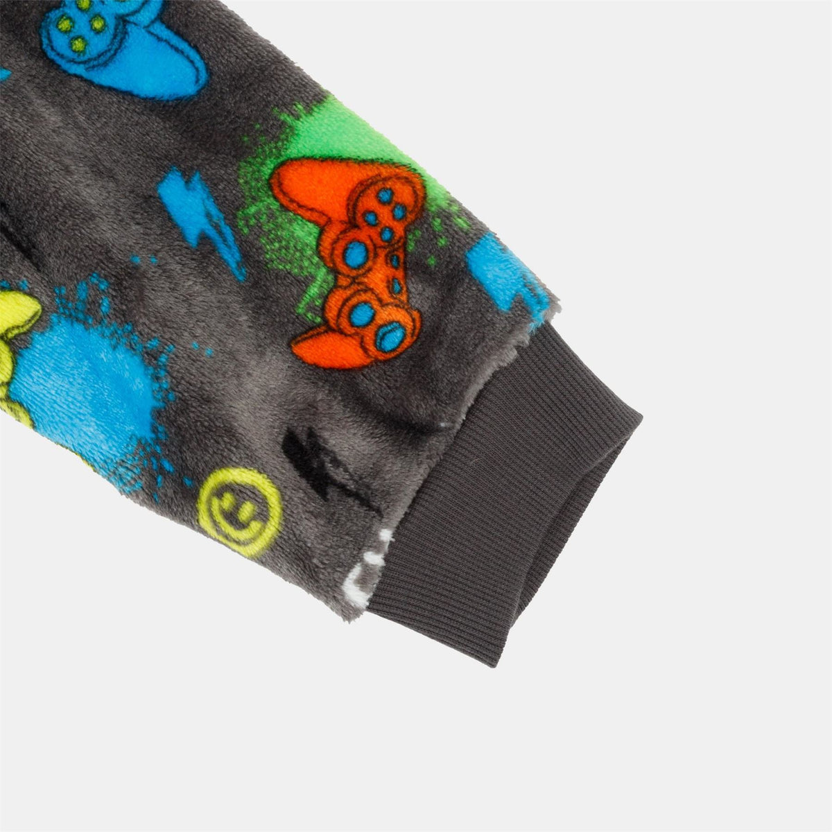 Star Snuggle Hoodie Game Pattern Junior Boys