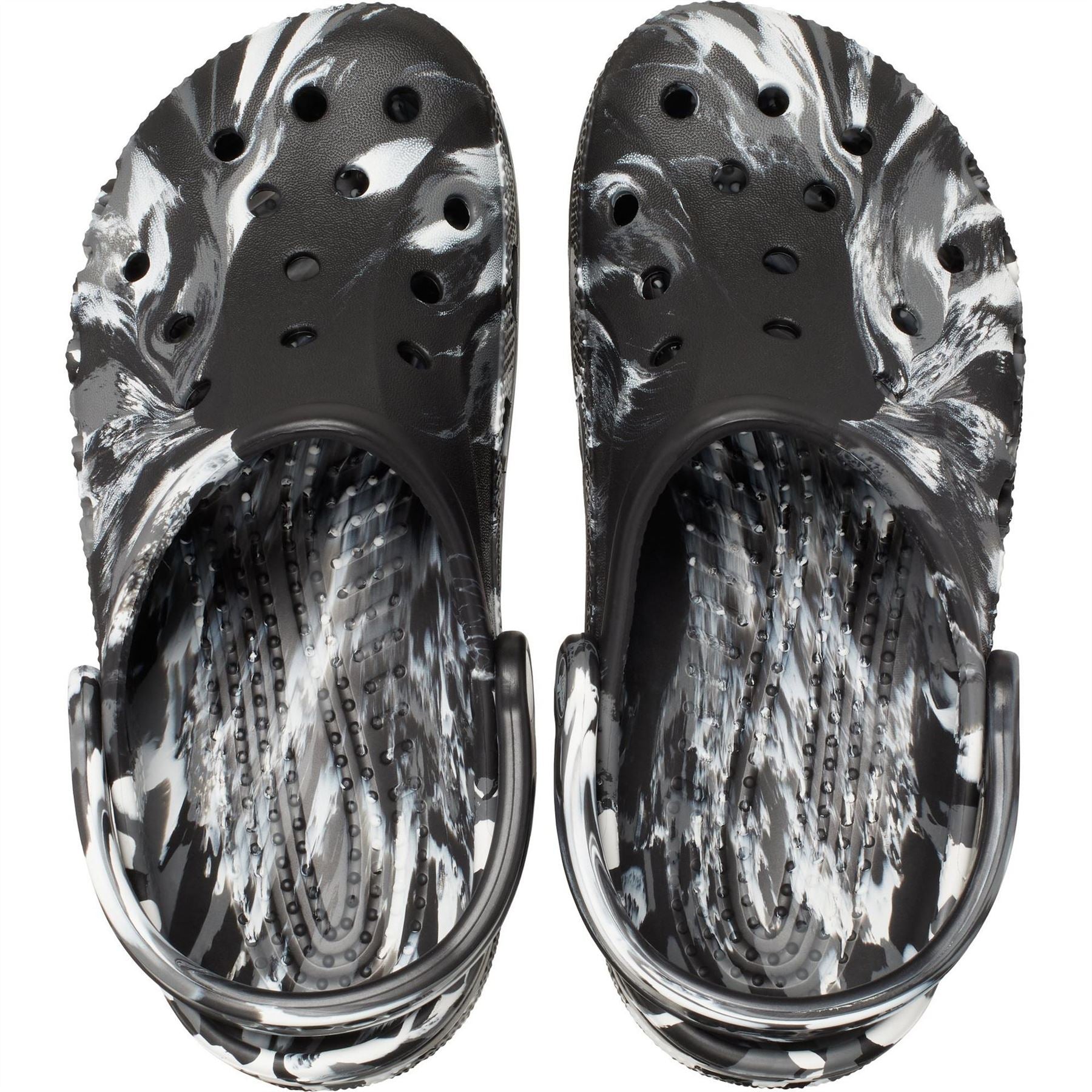 Crocs Baya Marble Patterned Clogs